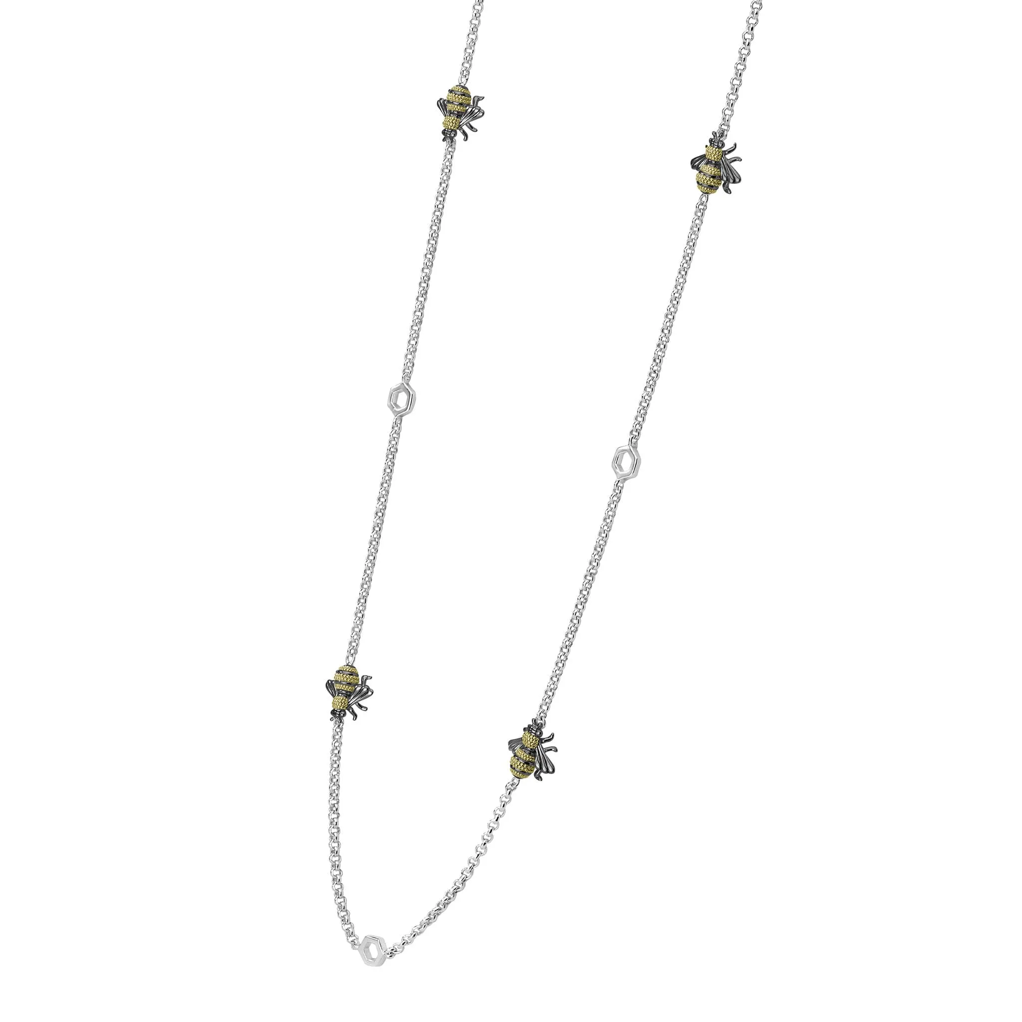 Rare Wonders Five Station Honeybee Necklace sold by LAGOS product image thumbnail 5