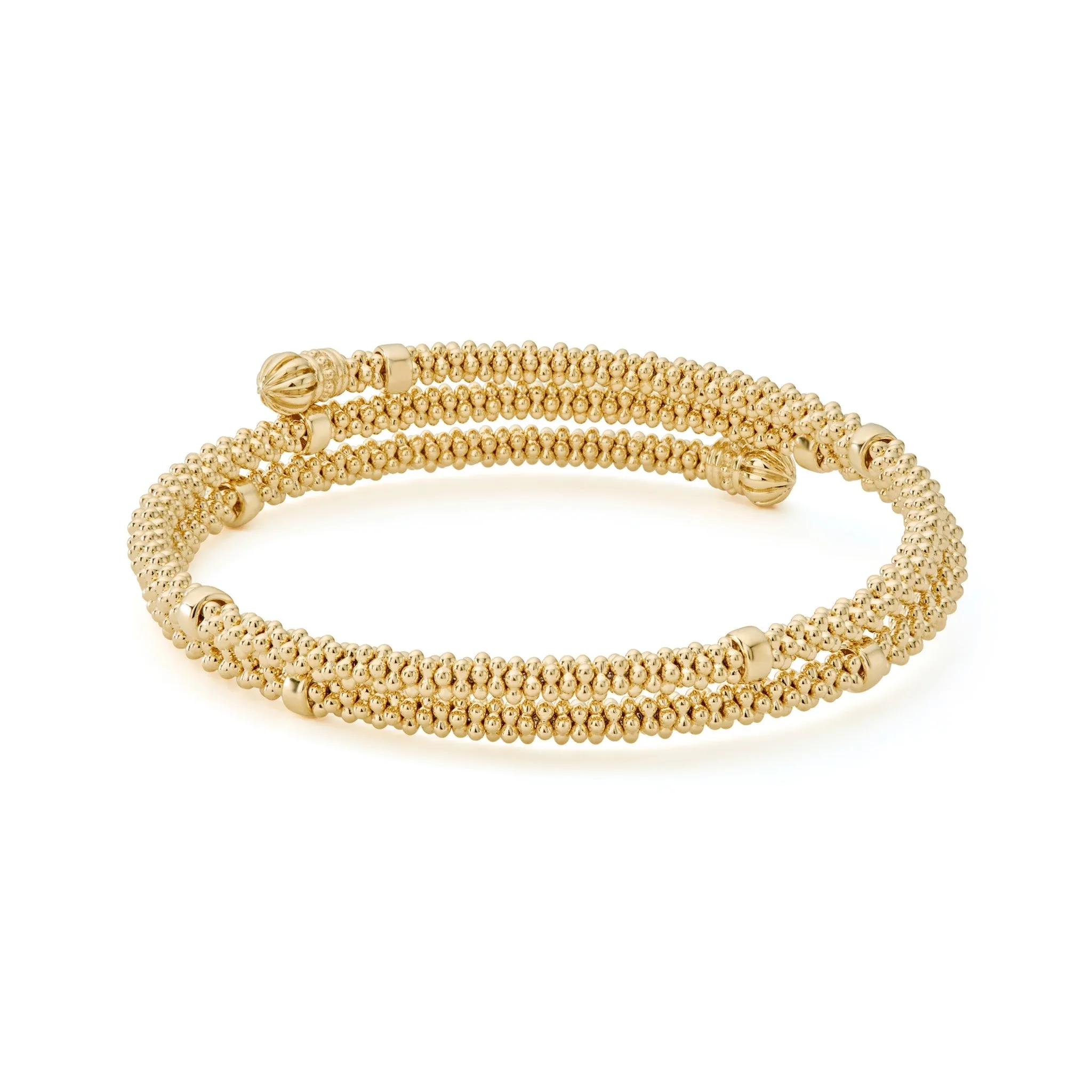 Caviar Gold 18K Gold Wrap Bracelet sold by LAGOS product image thumbnail 5