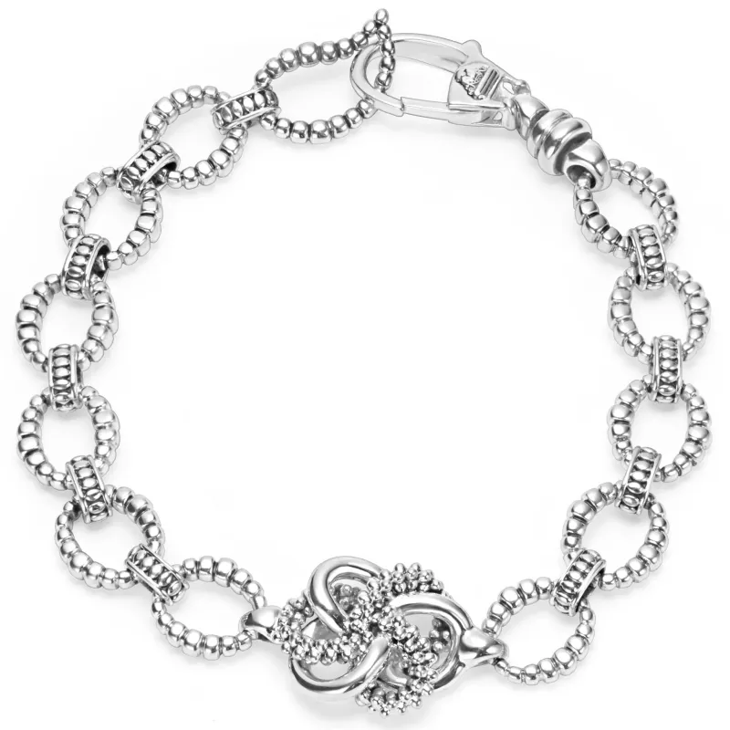 Love Knot Silver Love Knot Link Bracelet sold by LAGOS
