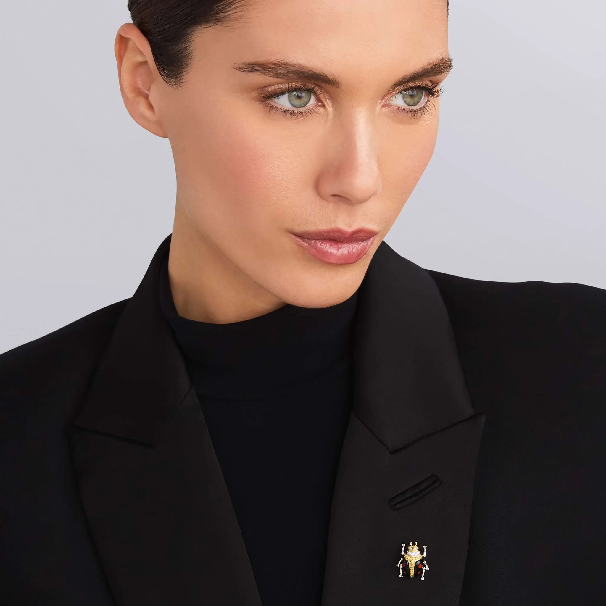 Rare Wonders Onyx Beetle Diamond Pin sold by LAGOS product image thumbnail 2