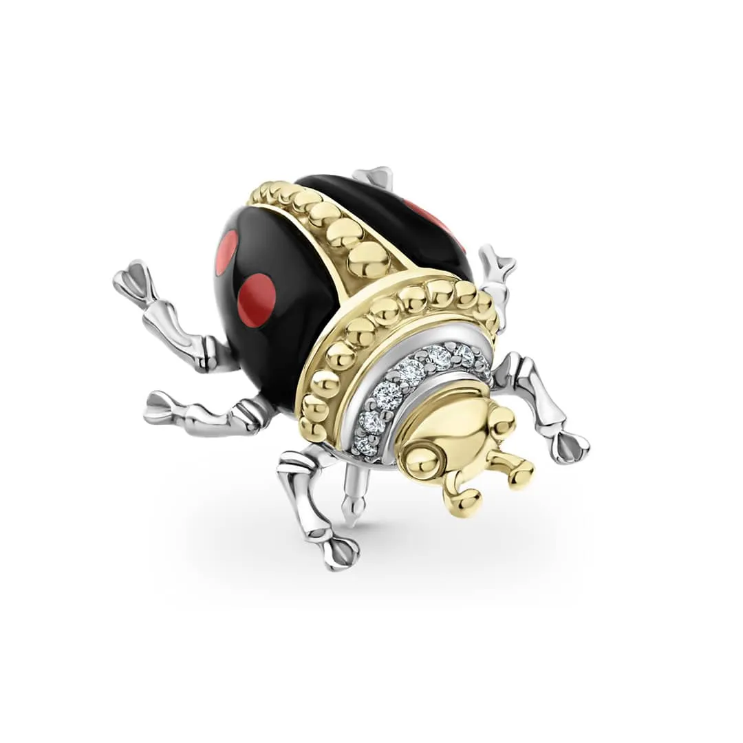 Rare Wonders Onyx Beetle Diamond Pin sold by LAGOS product image thumbnail 5