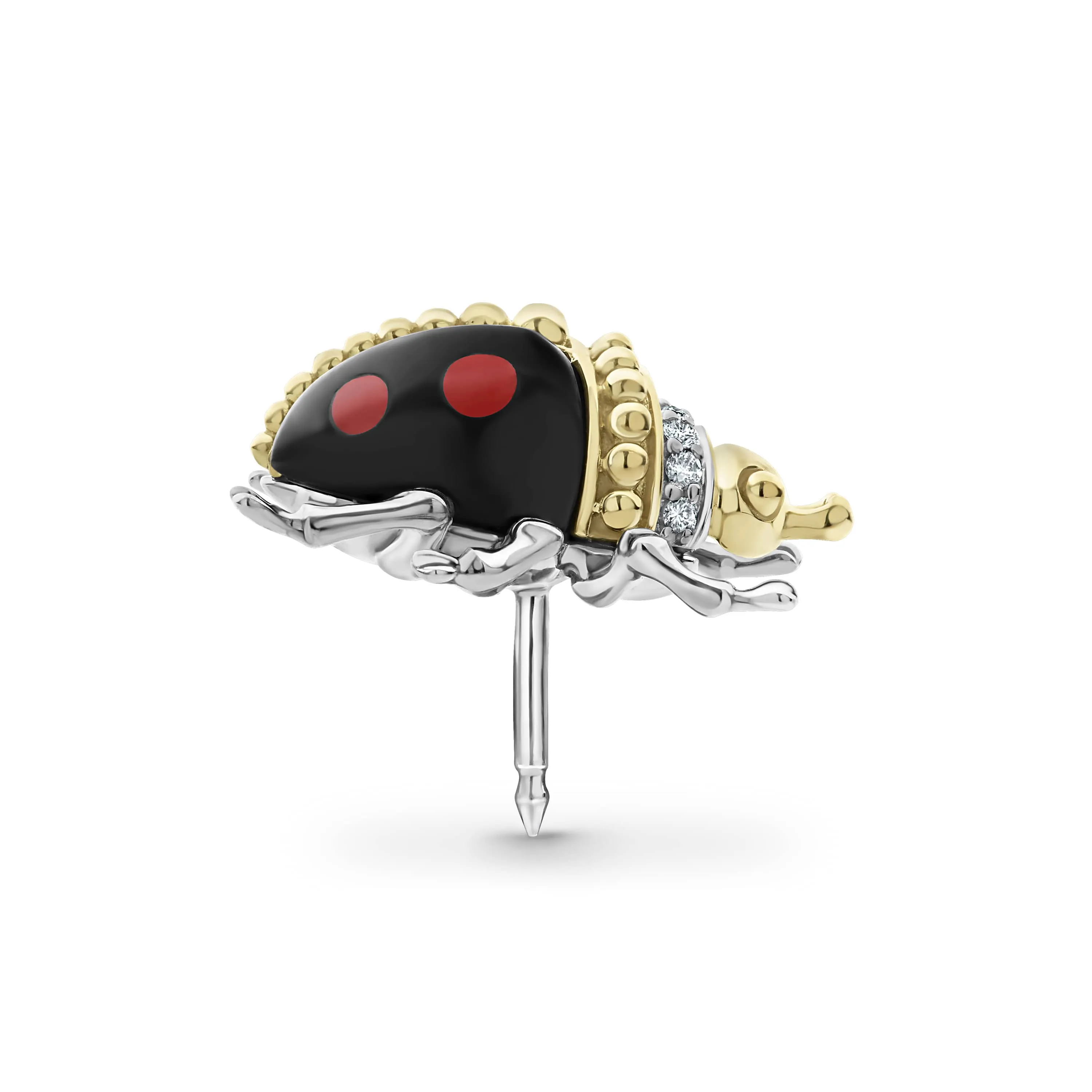 Rare Wonders Onyx Beetle Diamond Pin sold by LAGOS product image thumbnail 4
