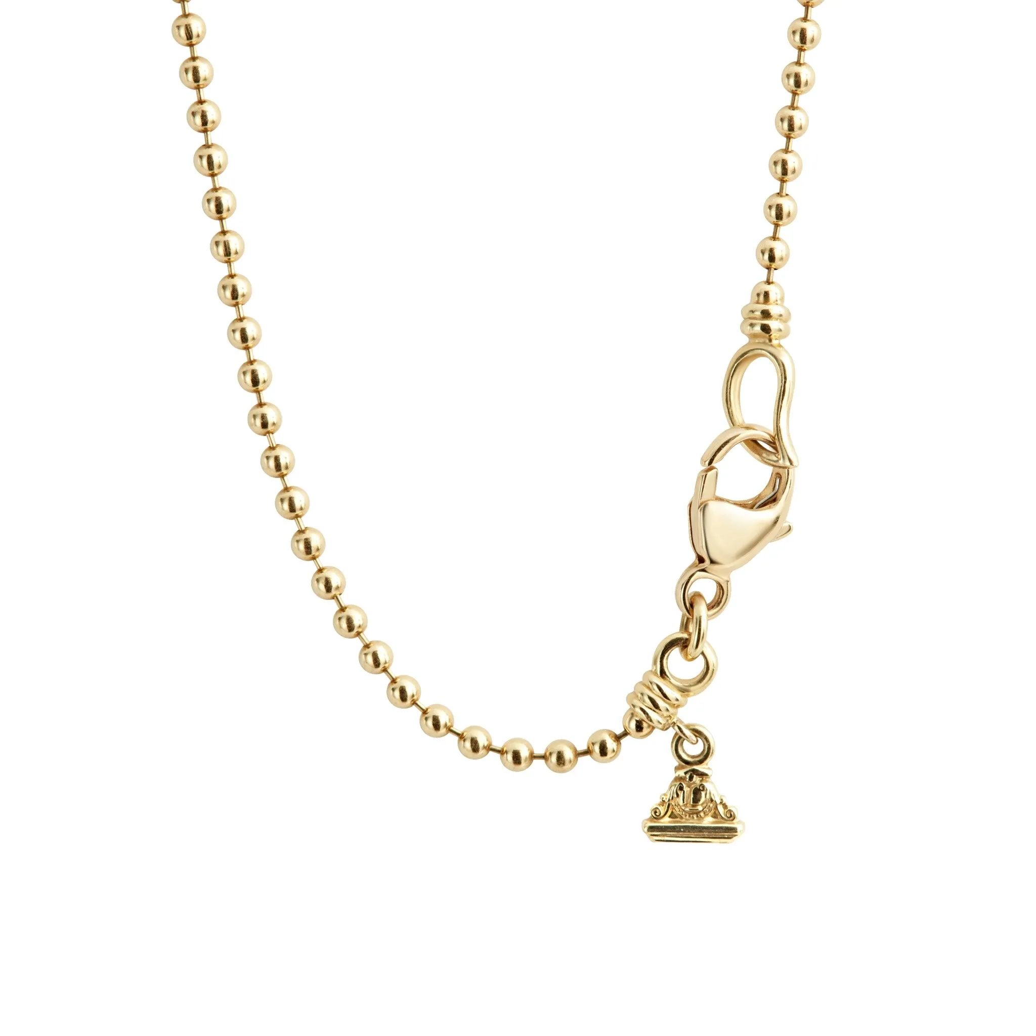 Caviar Gold 18K Gold Caviar Beaded Pendant Necklace sold by LAGOS product image thumbnail 4