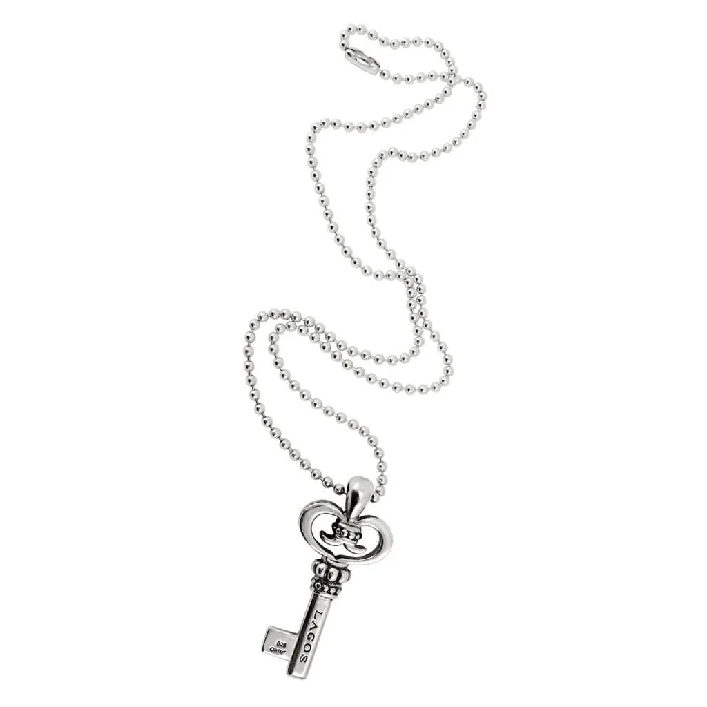Signature Caviar Key Pendant Necklace sold by LAGOS product image thumbnail 3
