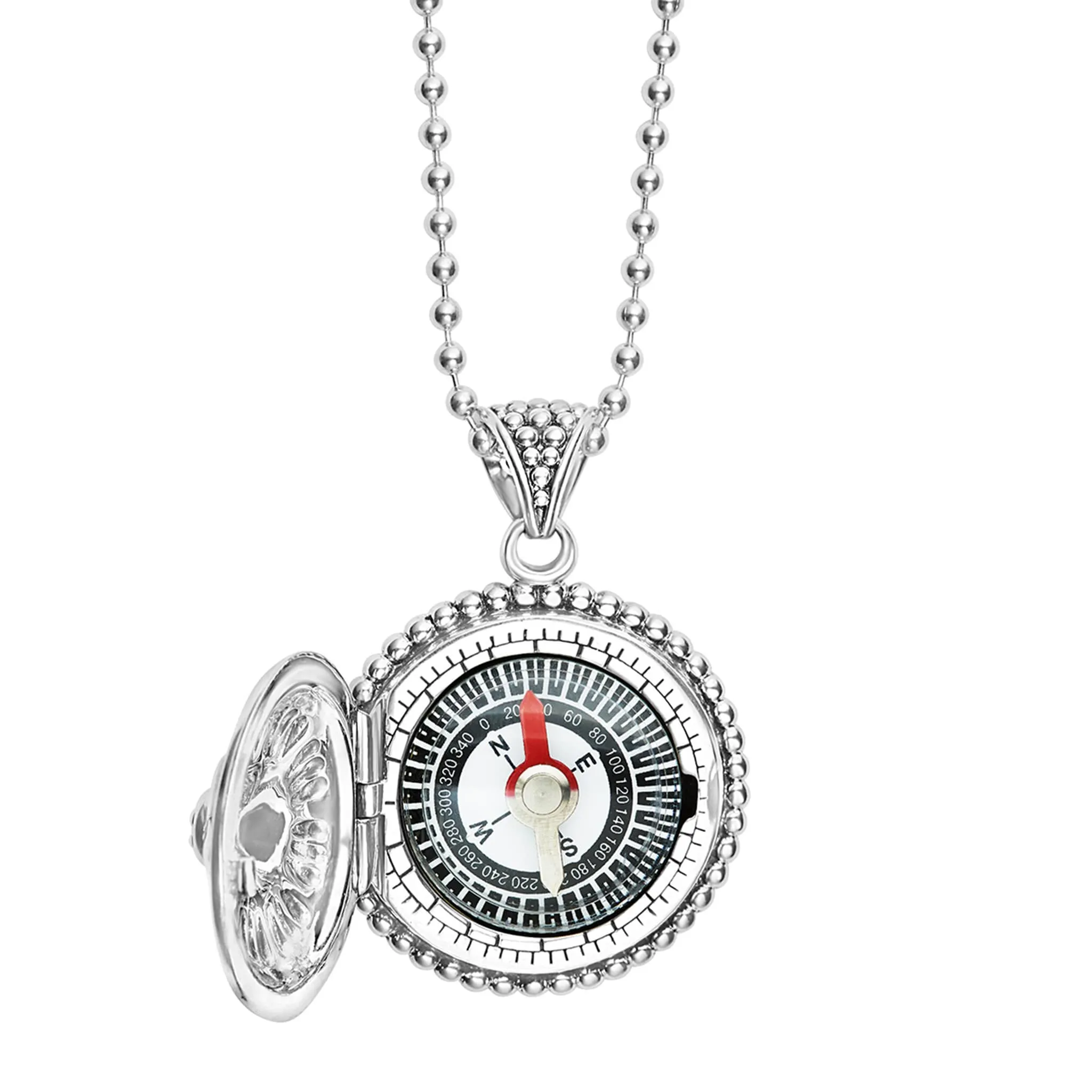 Signature Caviar Compass Pendant Necklace sold by LAGOS product image thumbnail 3