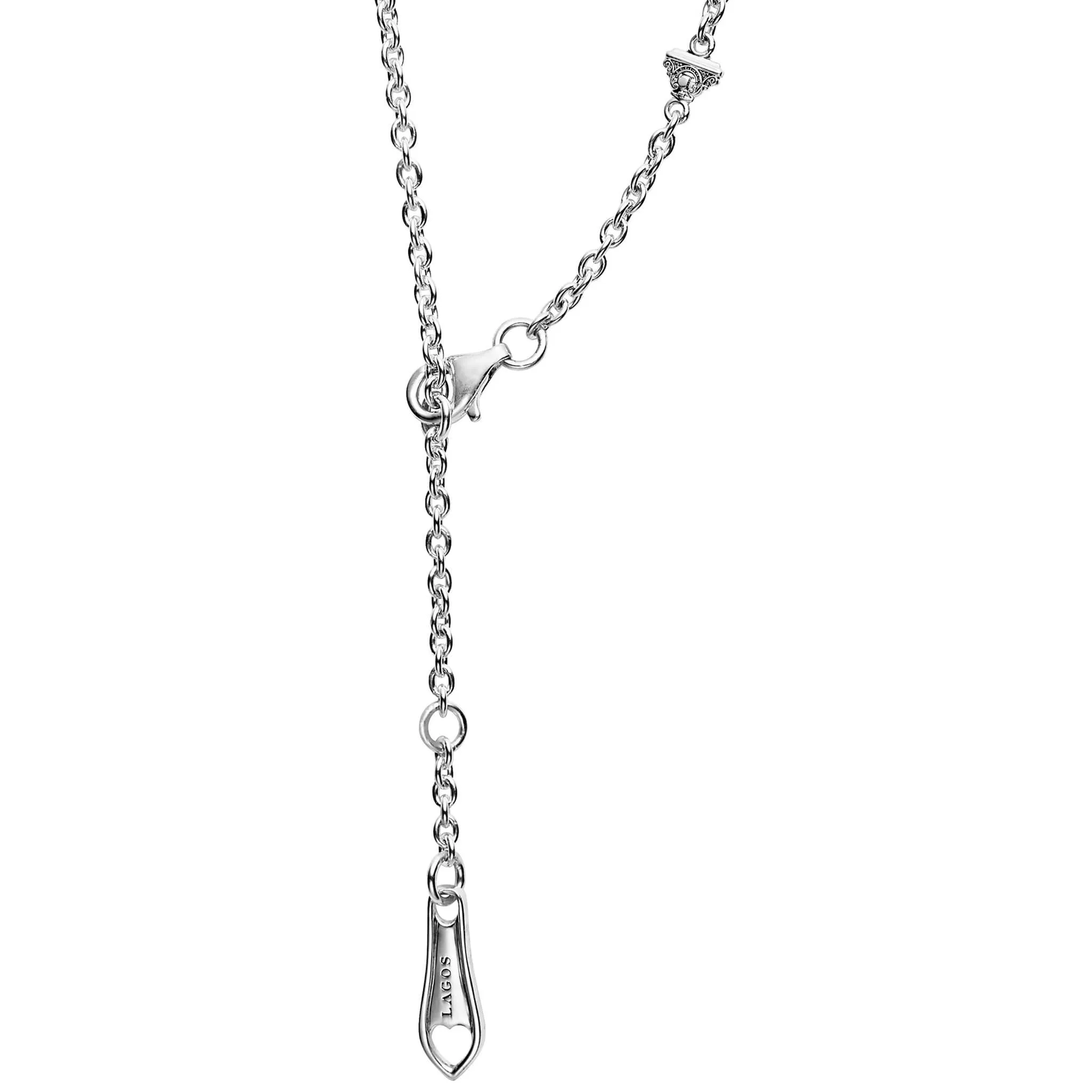 Beloved Caviar Key Diamond Pendant Necklace sold by LAGOS product image thumbnail 4