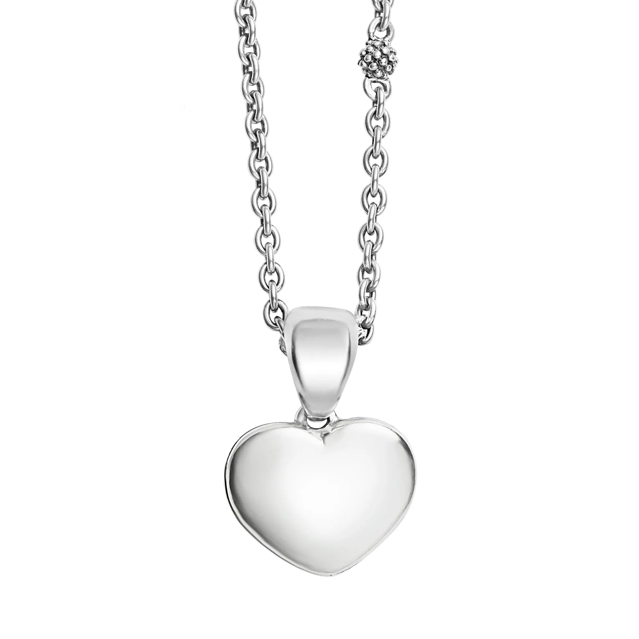 Beloved Fluted Heart Pendant Necklace sold by LAGOS product image thumbnail 4