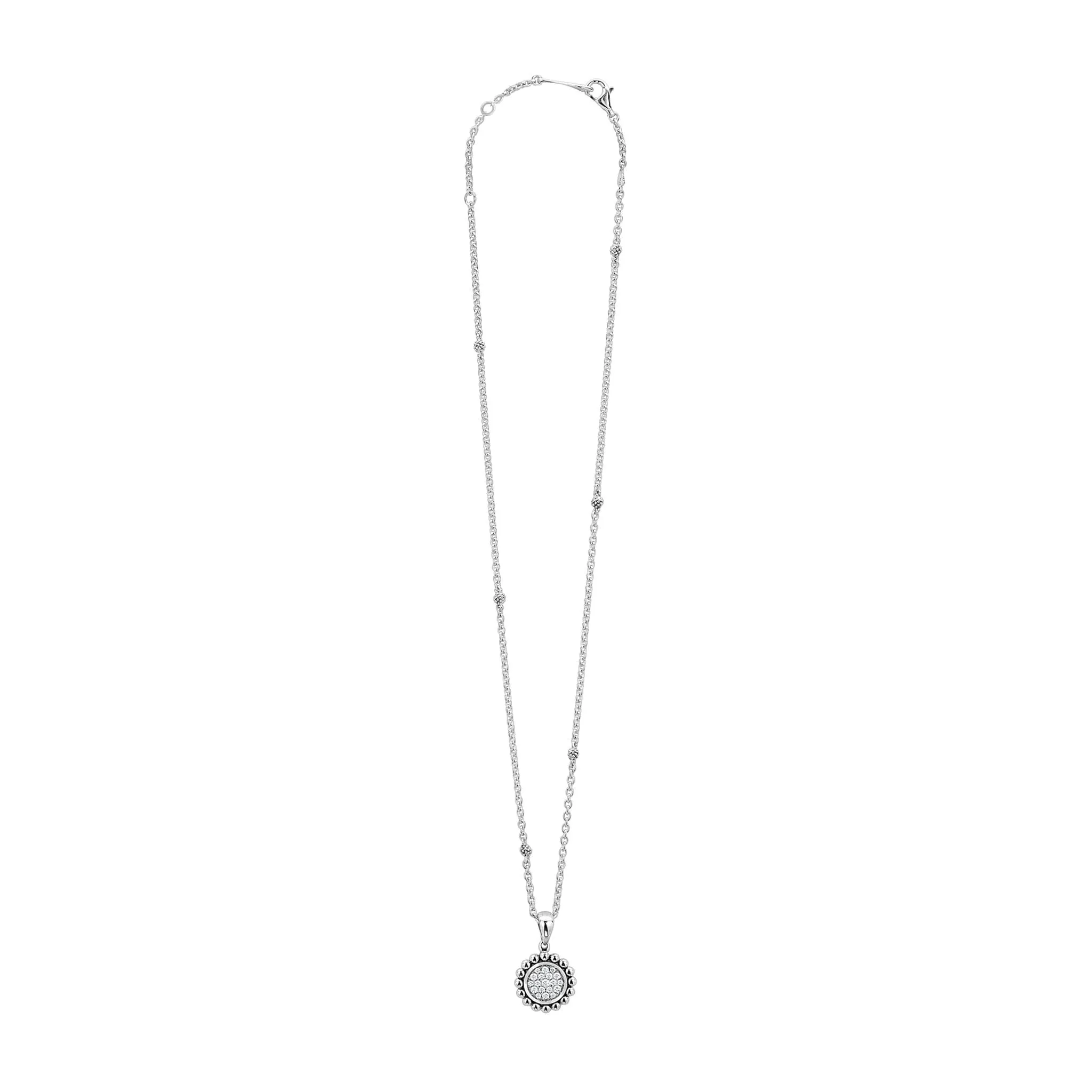 Caviar Spark Diamond Pendant Necklace sold by LAGOS product image thumbnail 3