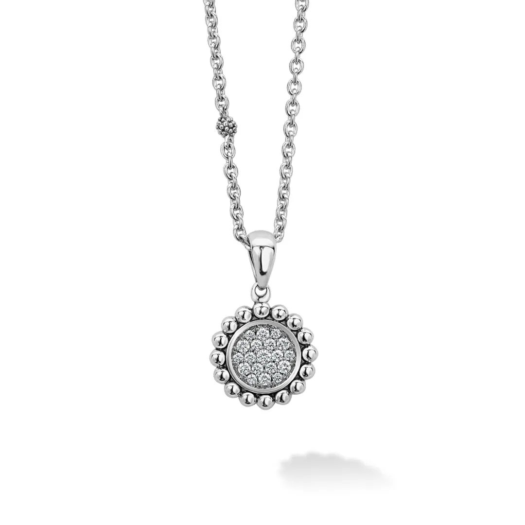 Caviar Spark Diamond Pendant Necklace sold by LAGOS product image thumbnail 5