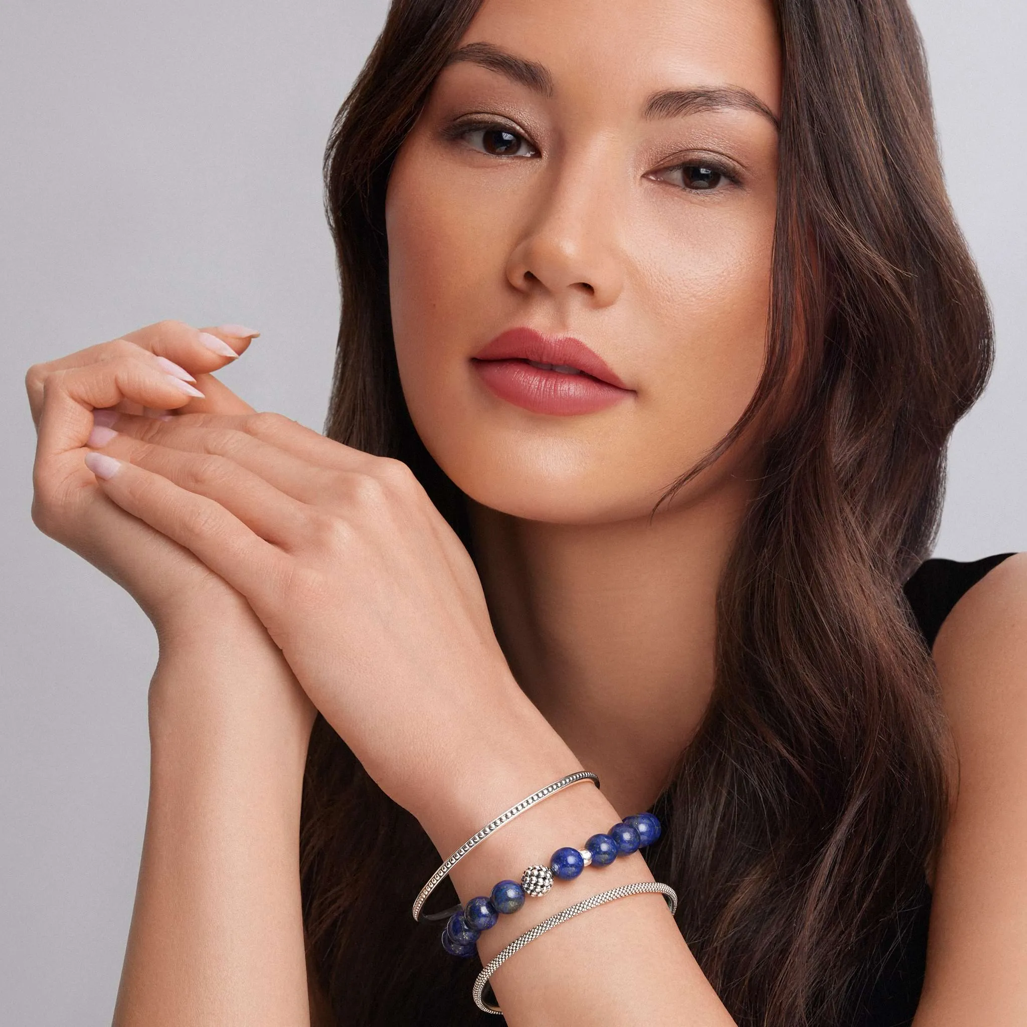 Signature Caviar Gemstone and Bangle Bracelet Gift Set sold by LAGOS product image thumbnail 2