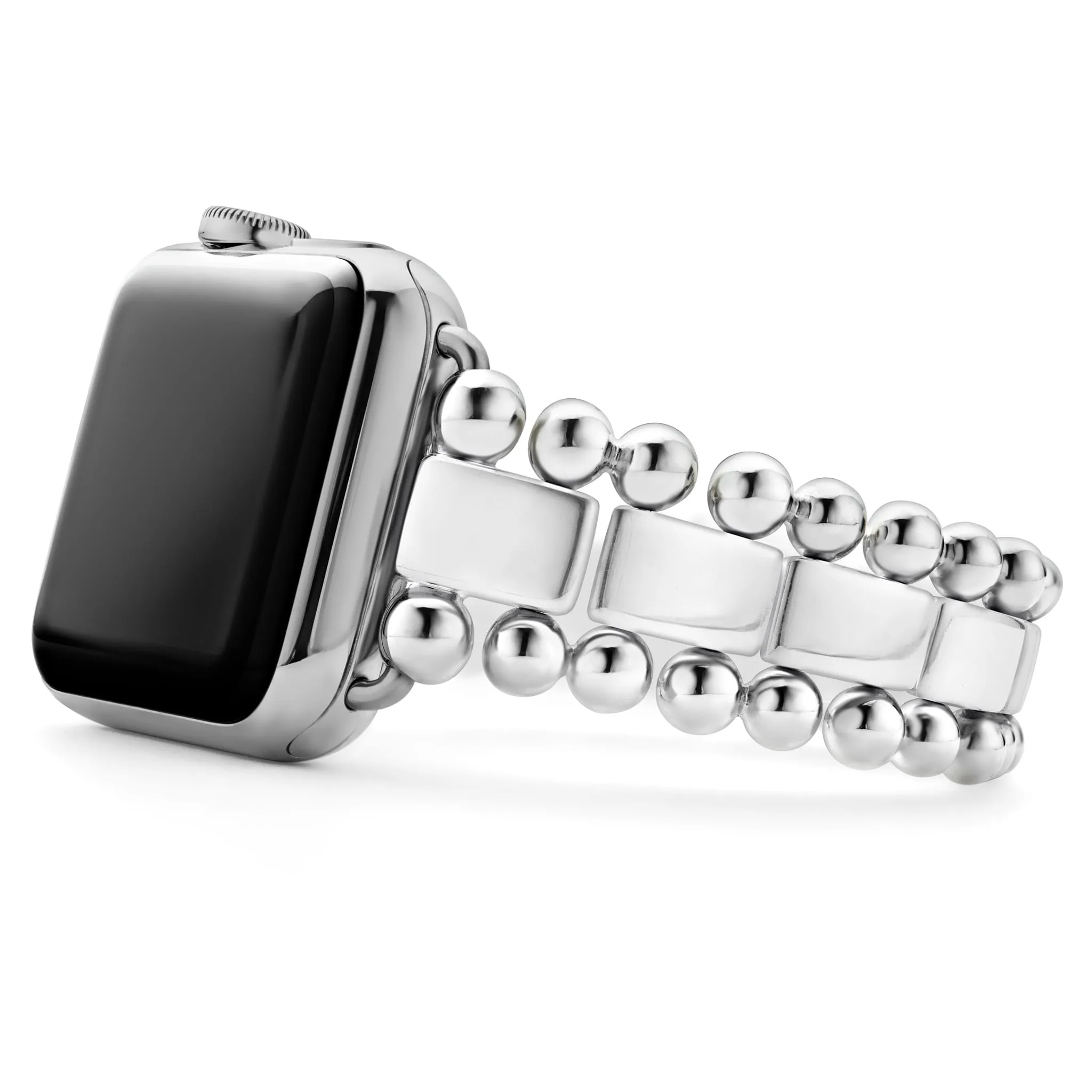 Smart Caviar Sterling Silver Watch Bracelet-38-45mm sold by LAGOS