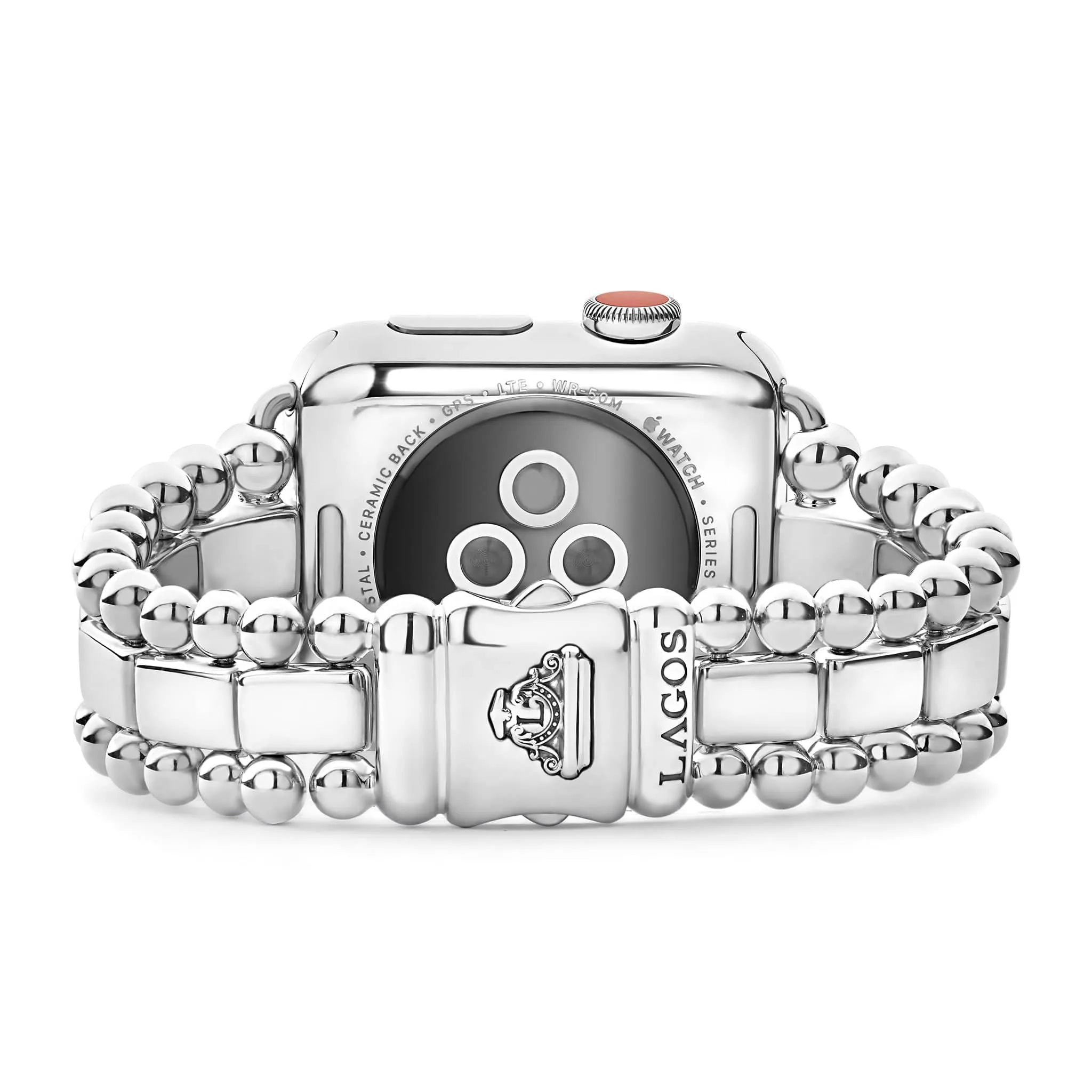Smart Caviar Sterling Silver Watch Bracelet-38-45mm sold by LAGOS product image thumbnail 3