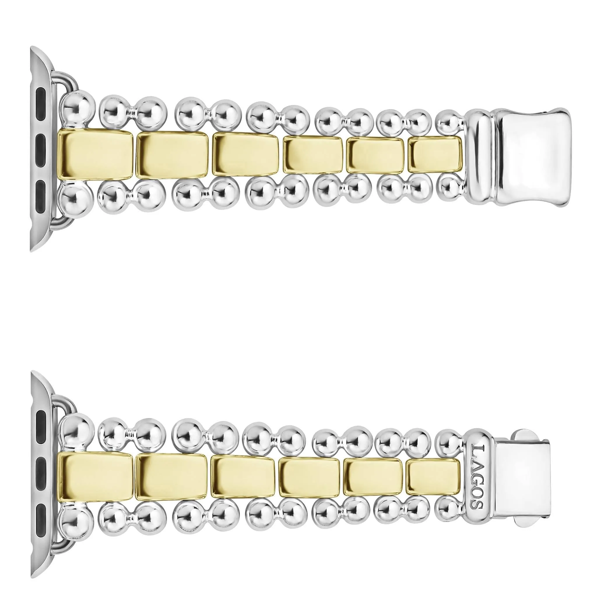Smart Caviar 18K Gold and Sterling Silver Watch Bracelet-38-45mm sold by LAGOS product image thumbnail 5