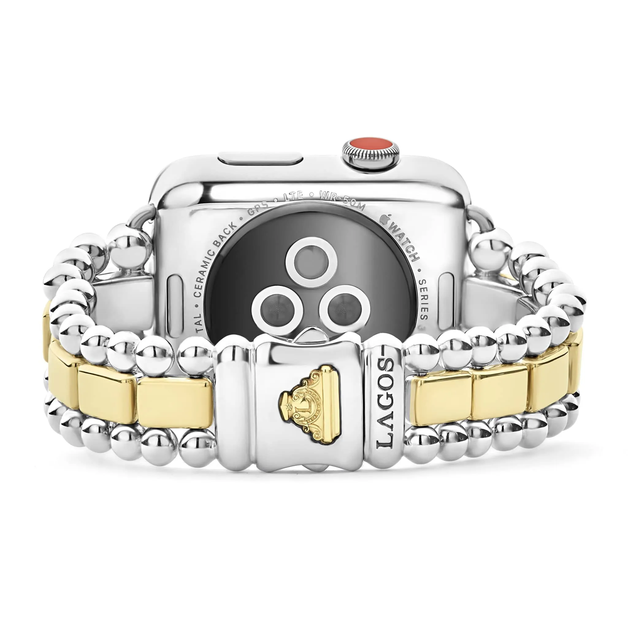 Smart Caviar 18K Gold and Sterling Silver Watch Bracelet-38-45mm sold by LAGOS product image thumbnail 3