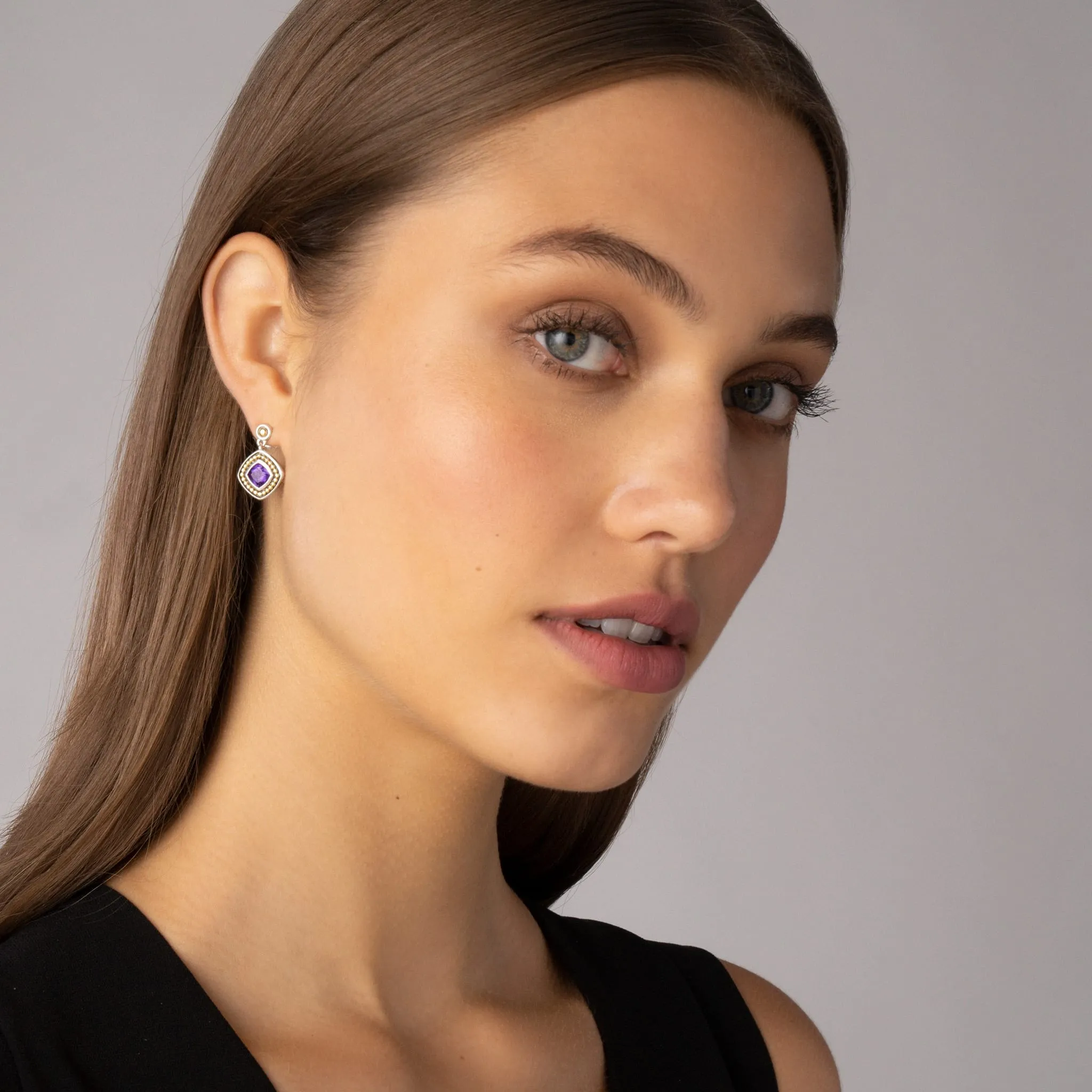 Rittenhouse Amethyst Drop Earrings sold by LAGOS product image thumbnail 2