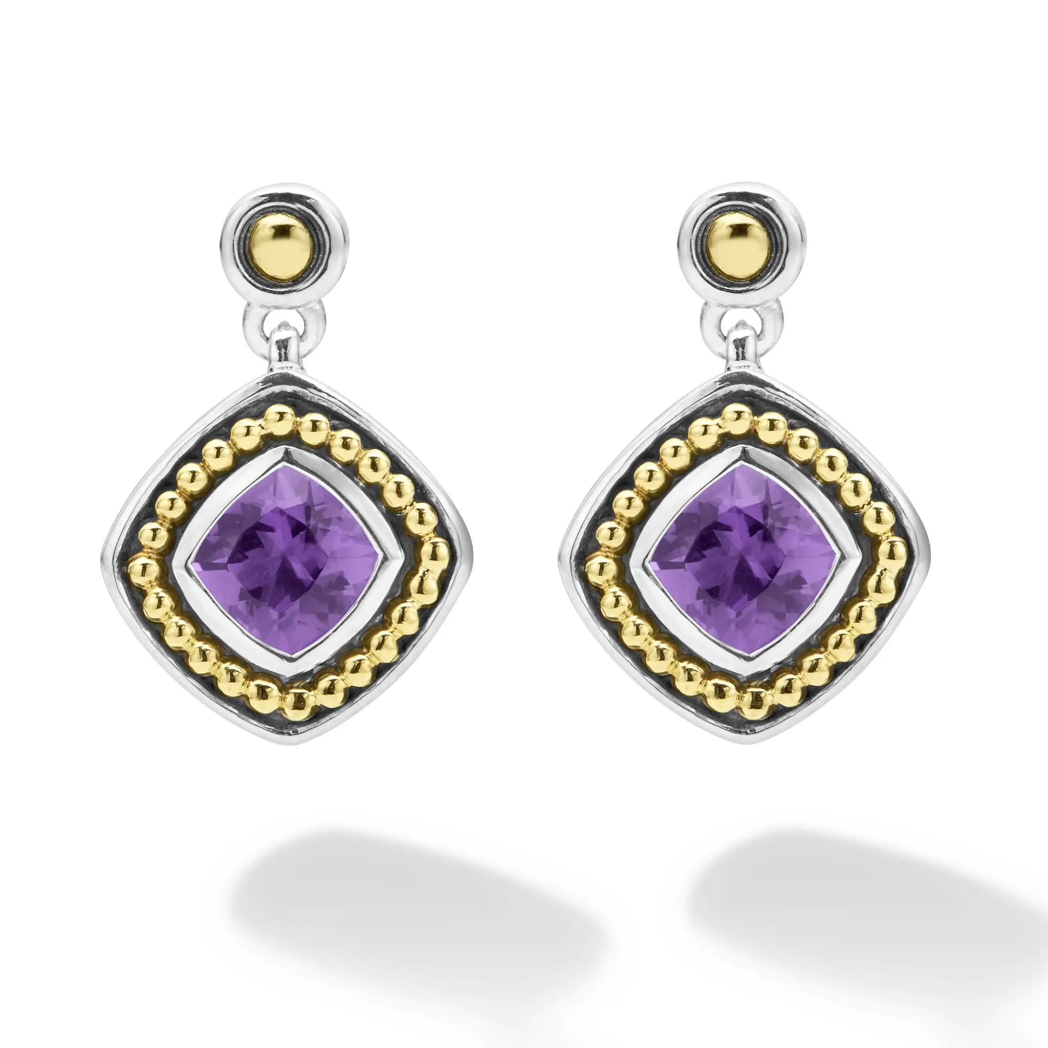 Rittenhouse Amethyst Drop Earrings sold by LAGOS product image thumbnail 4