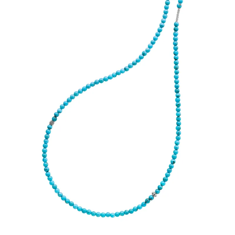 Caviar Icon Turquoise Necklace sold by LAGOS