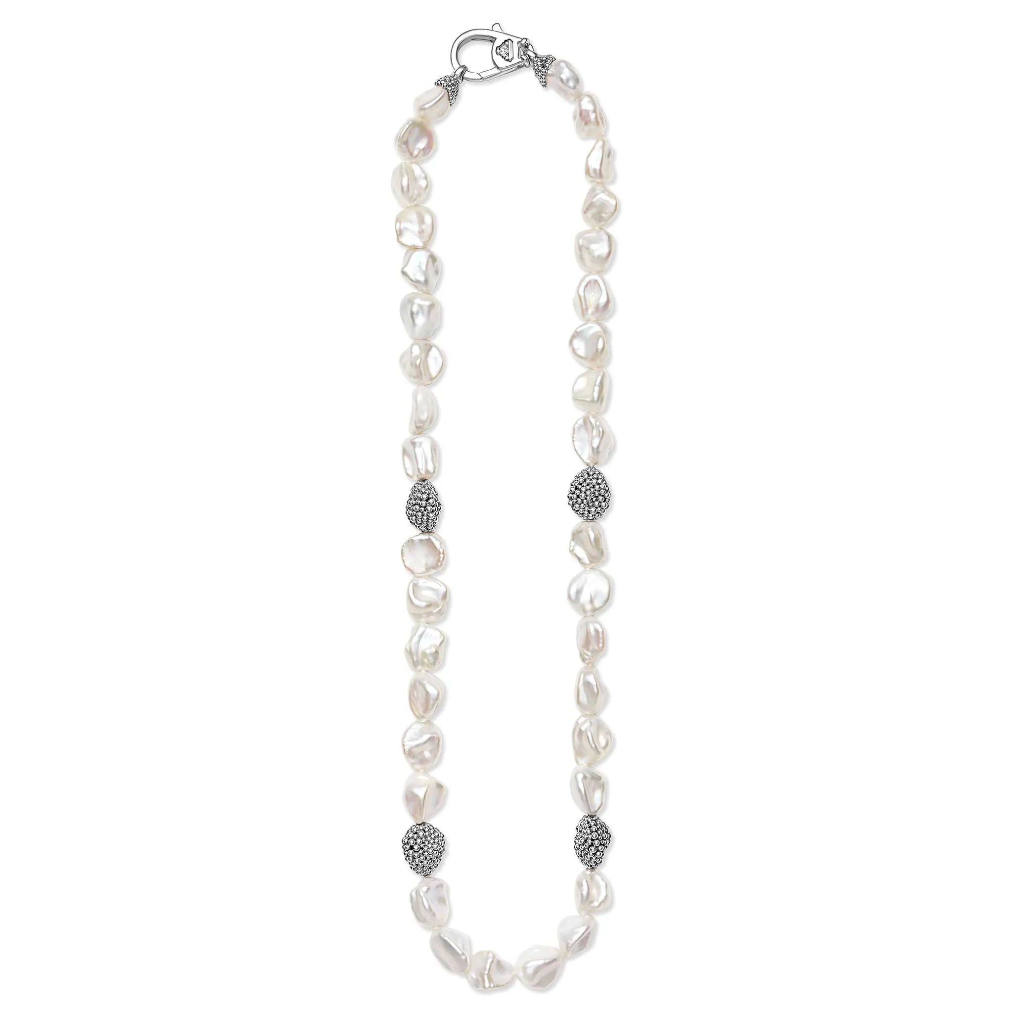 Luna Keshi Pearl Necklace | 18 inch sold by LAGOS product image thumbnail 3