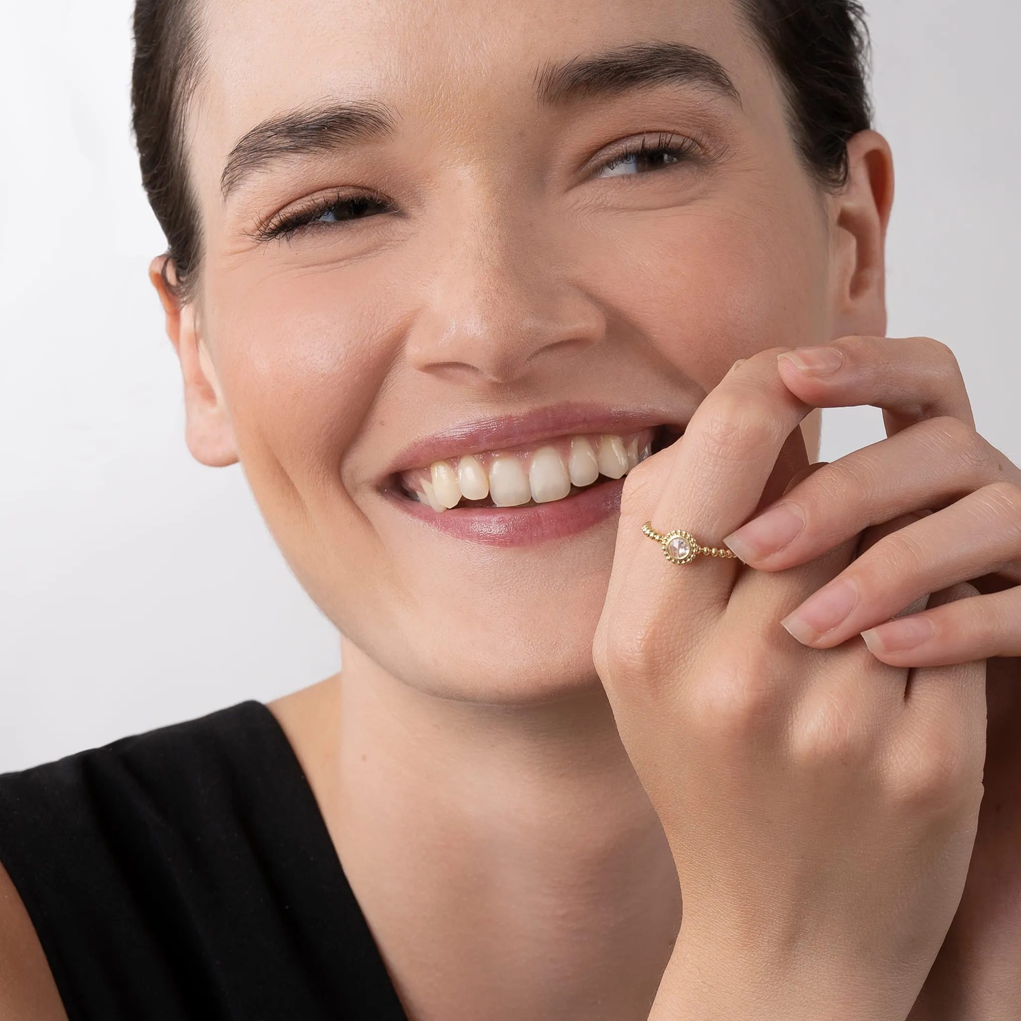 Covet Medium Rose Cut Diamond Ring sold by LAGOS product image thumbnail 2