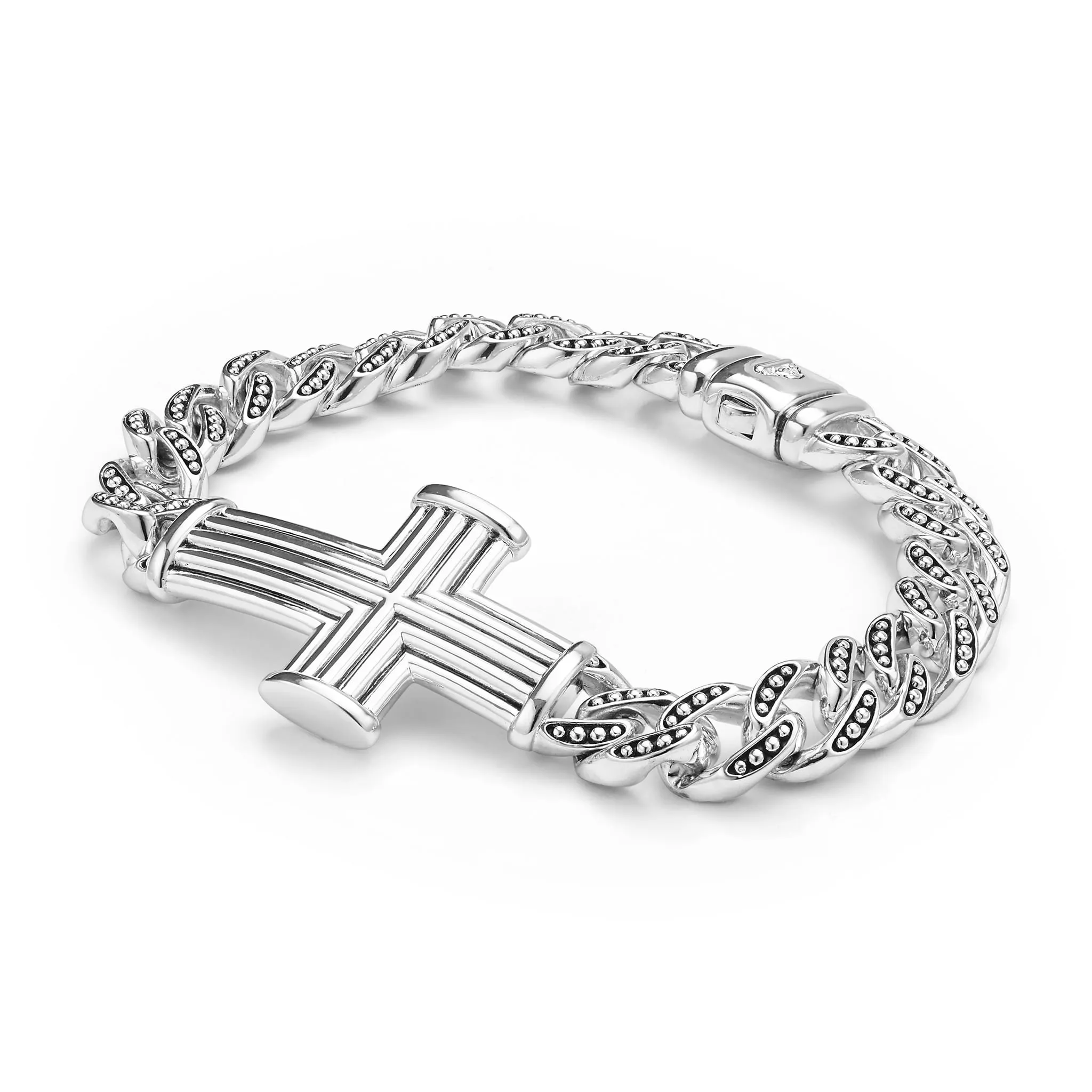 Anthem Sterling Silver Cross Link Bracelet sold by LAGOS product image thumbnail 3