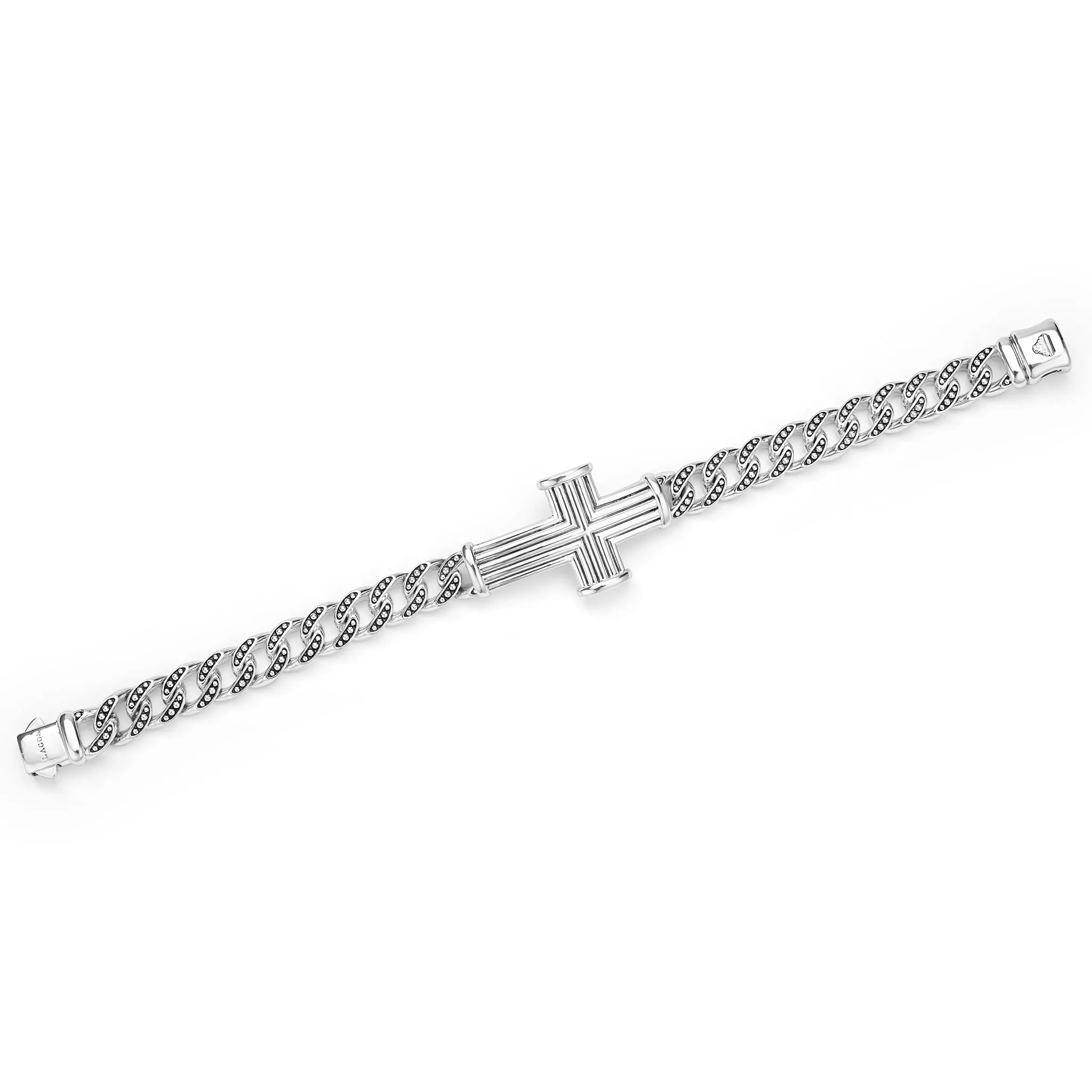 Anthem Sterling Silver Cross Link Bracelet sold by LAGOS product image thumbnail 4