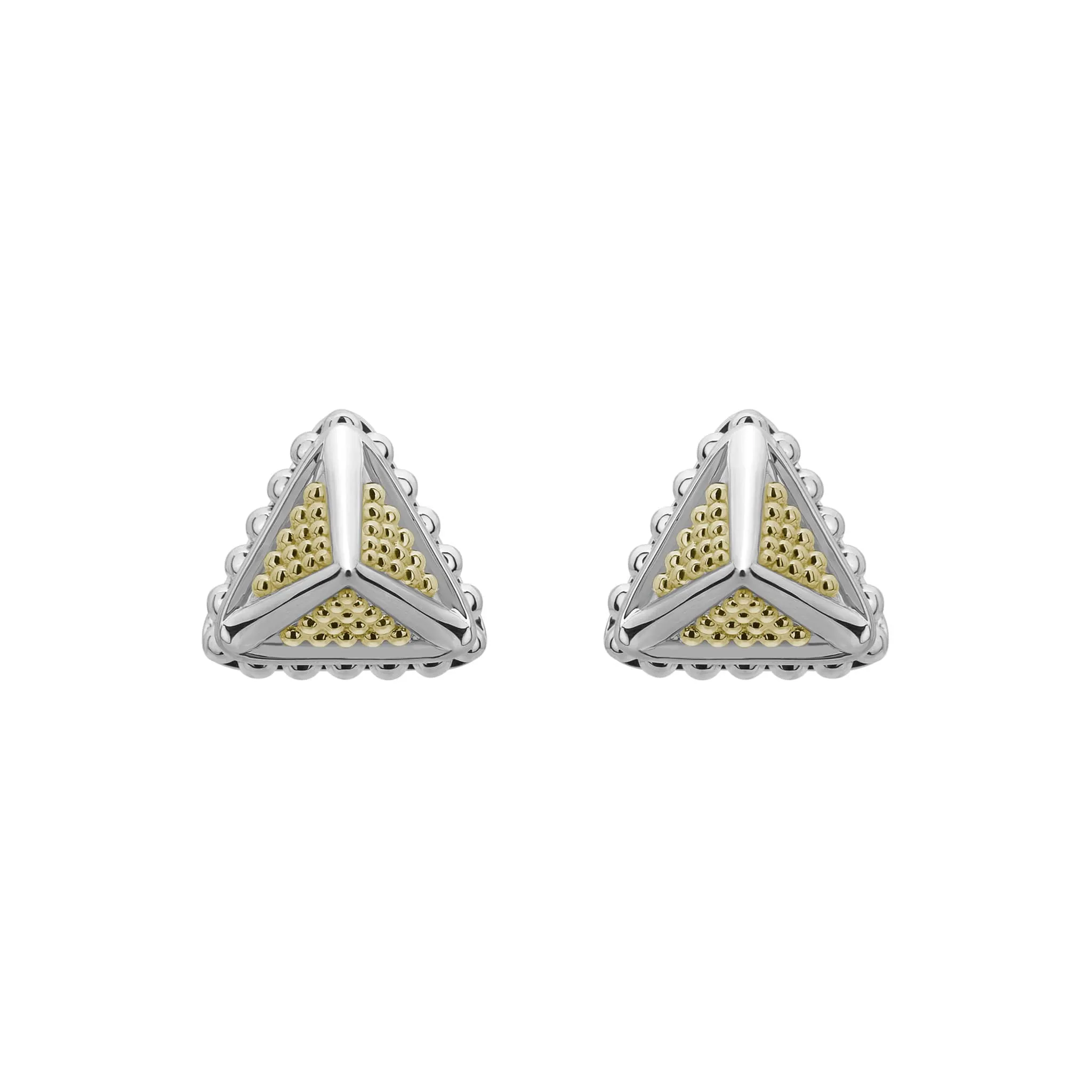 KSL Large Caviar Pyramid Stud Earrings sold by LAGOS product image thumbnail 3