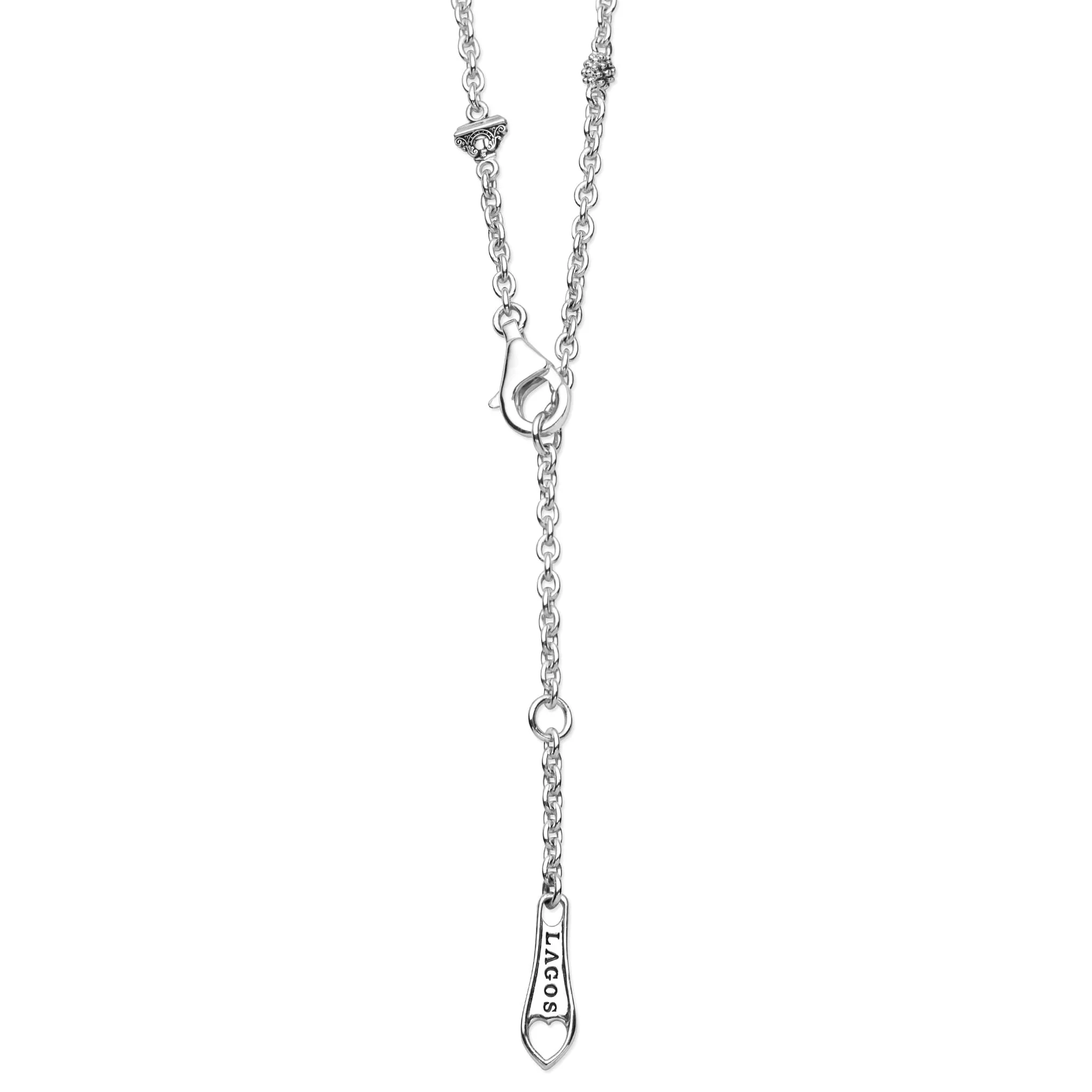 Rare Wonders Sterling Silver Mini Anchor Pendant Necklace sold by LAGOS product image thumbnail 4
