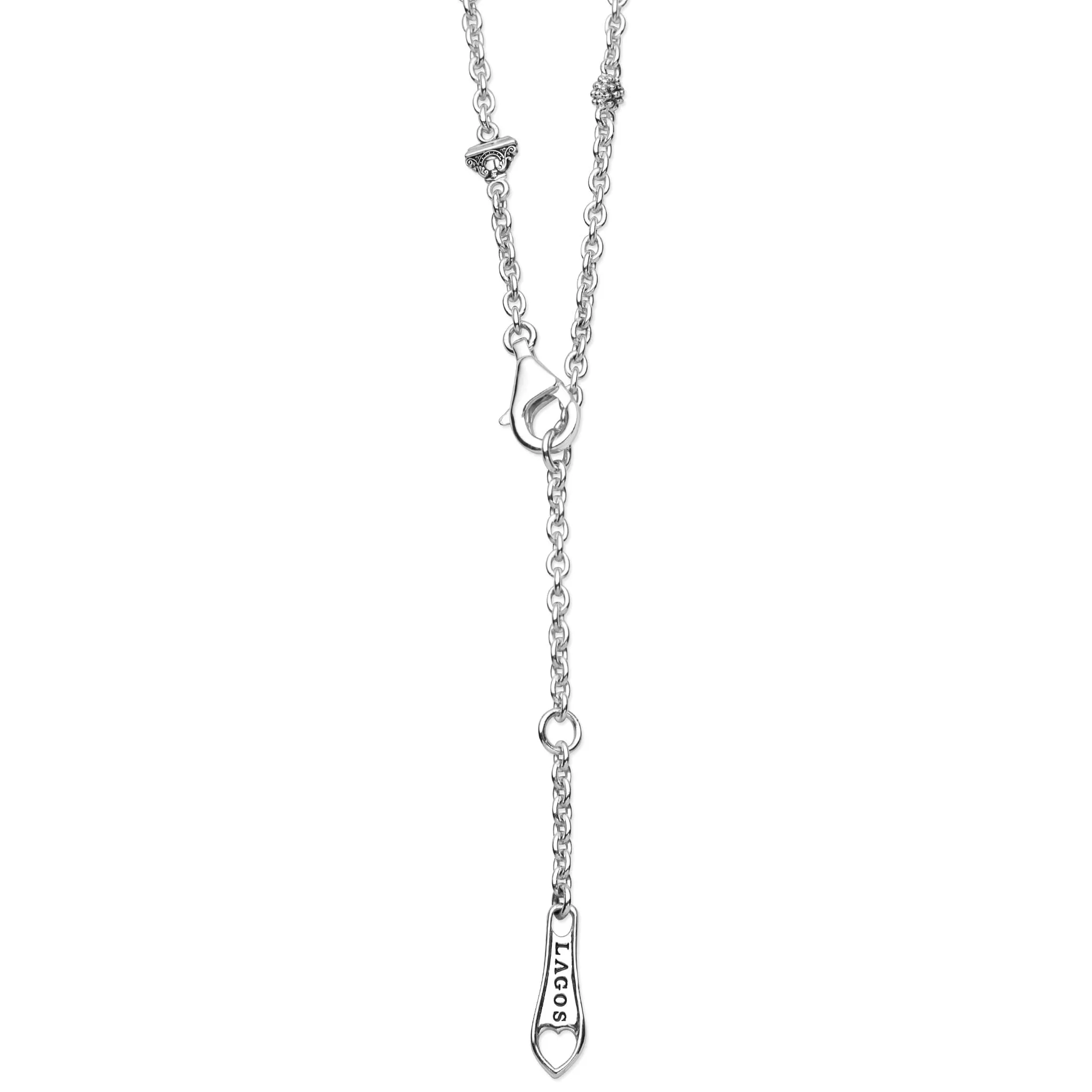 Rare Wonders Sterling Silver Mini Angelfish Pendant Necklace sold by LAGOS product image thumbnail 4