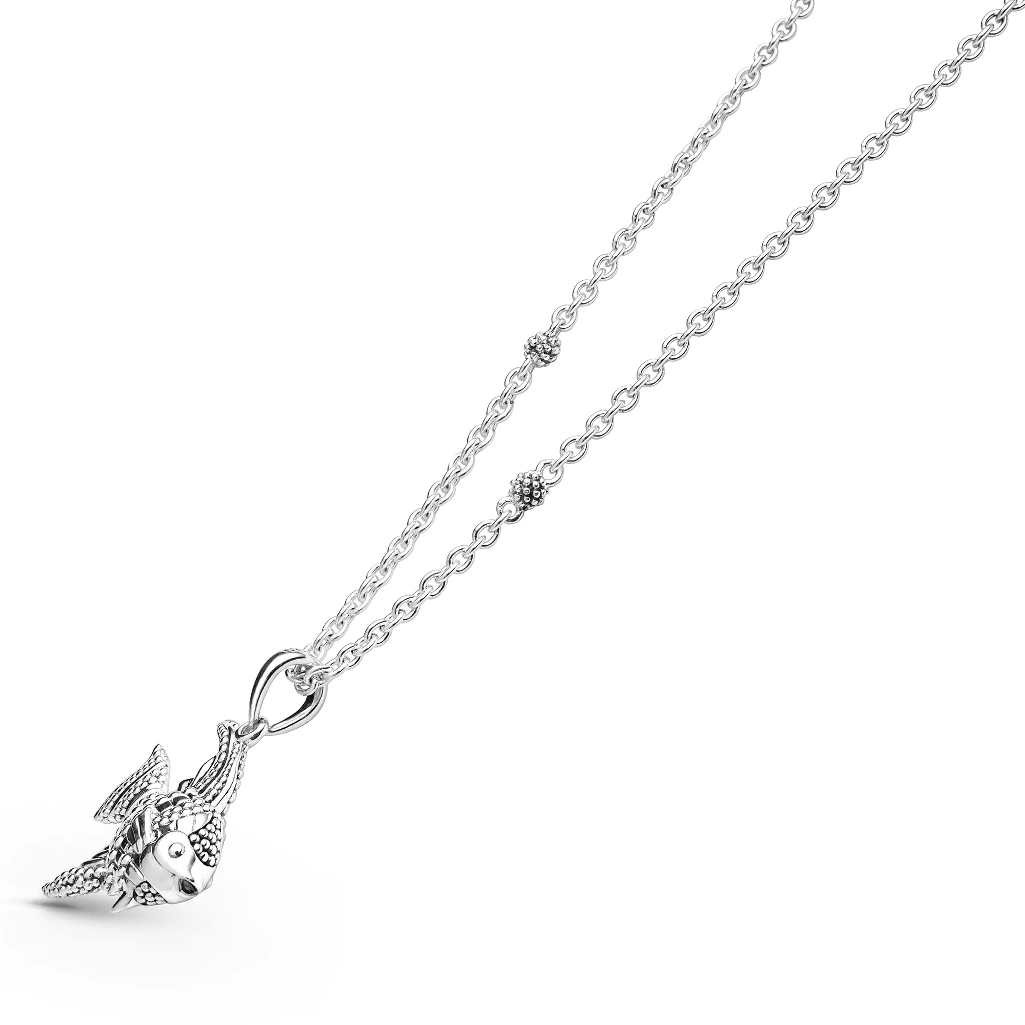 Rare Wonders Sterling Silver Mini Angelfish Pendant Necklace sold by LAGOS product image thumbnail 3