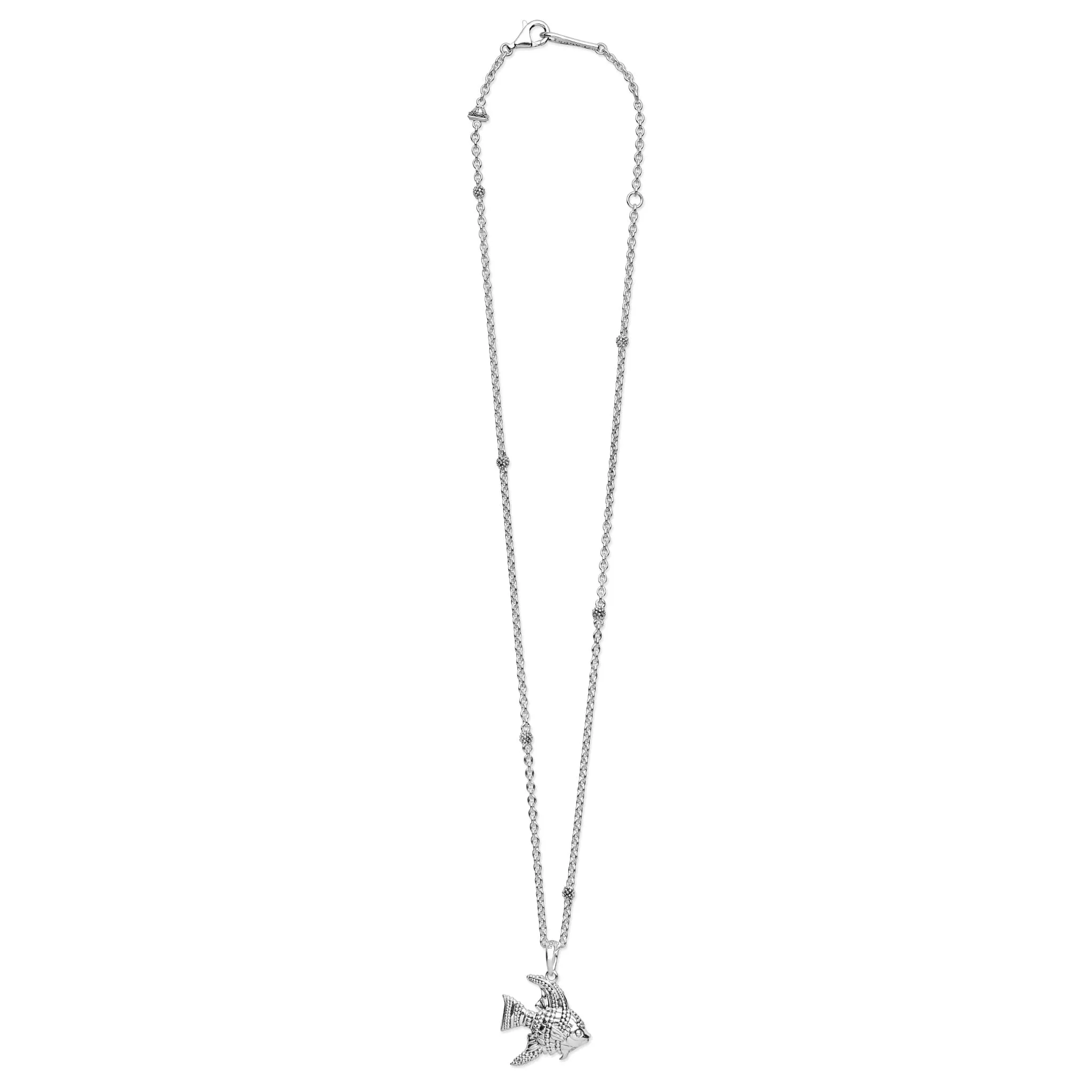 Rare Wonders Sterling Silver Mini Angelfish Pendant Necklace sold by LAGOS product image thumbnail 2