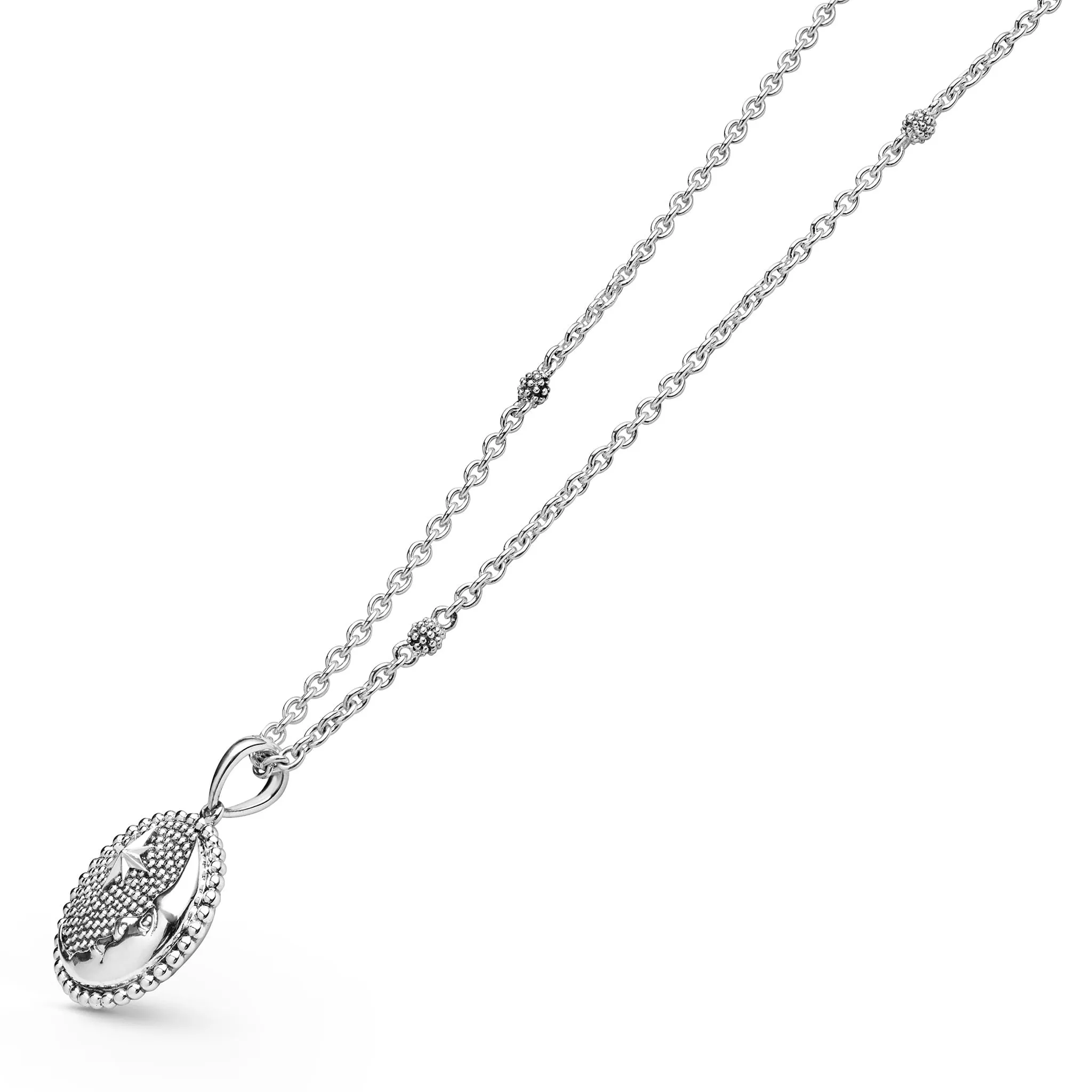 Rare Wonders Sterling Silver Moon & Star Pendant Necklace sold by LAGOS product image thumbnail 3