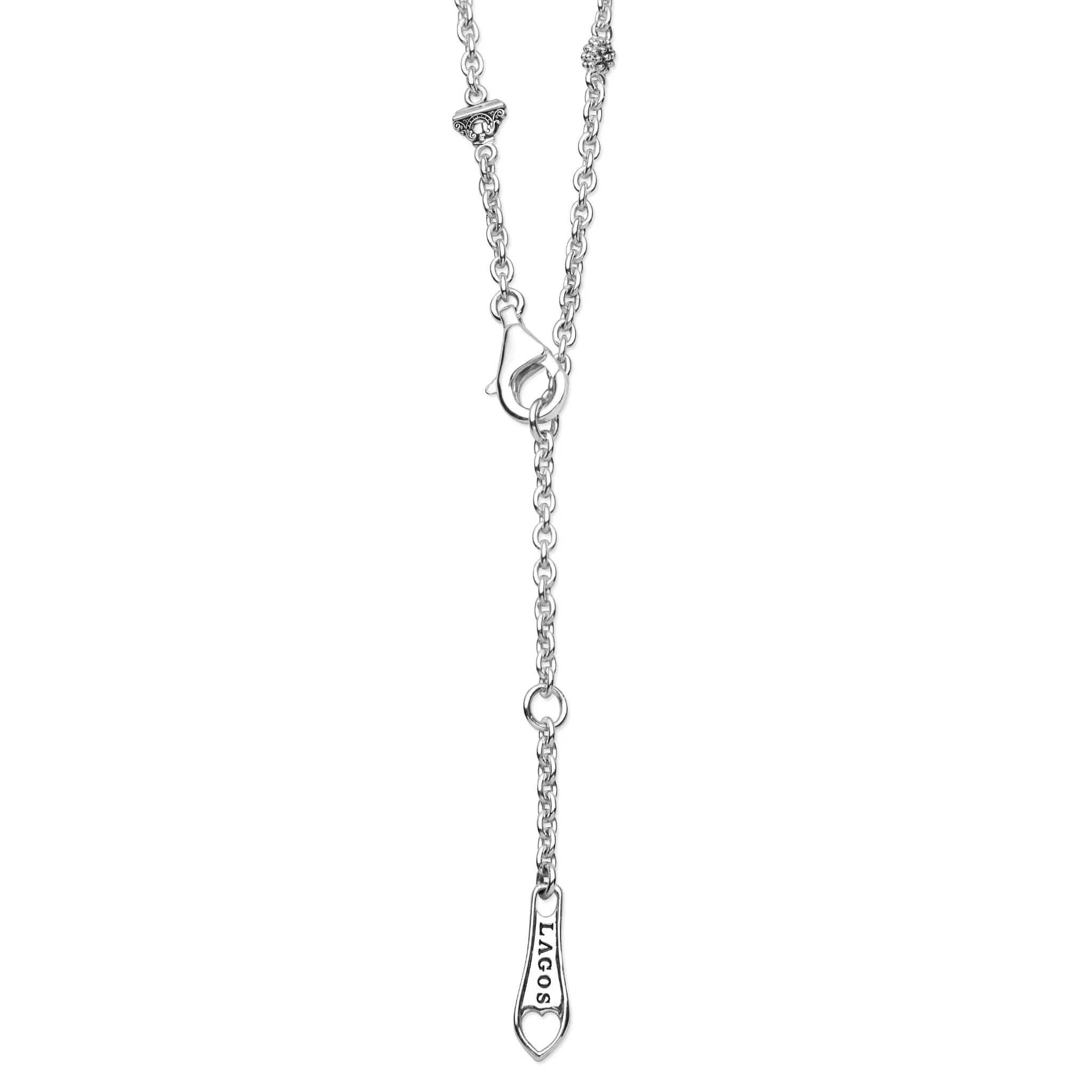 Rare Wonders Sterling Silver Moon & Star Pendant Necklace sold by LAGOS product image thumbnail 4