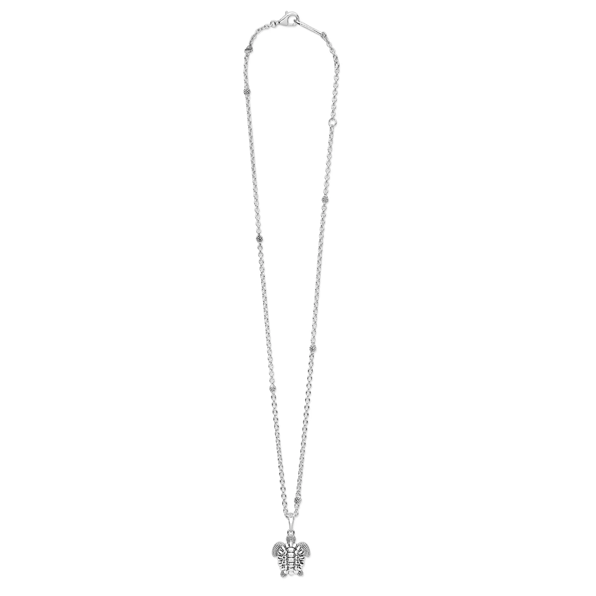 Rare Wonders Sterling Silver Mini Sea Turtle Pendant Necklace sold by LAGOS product image thumbnail 2