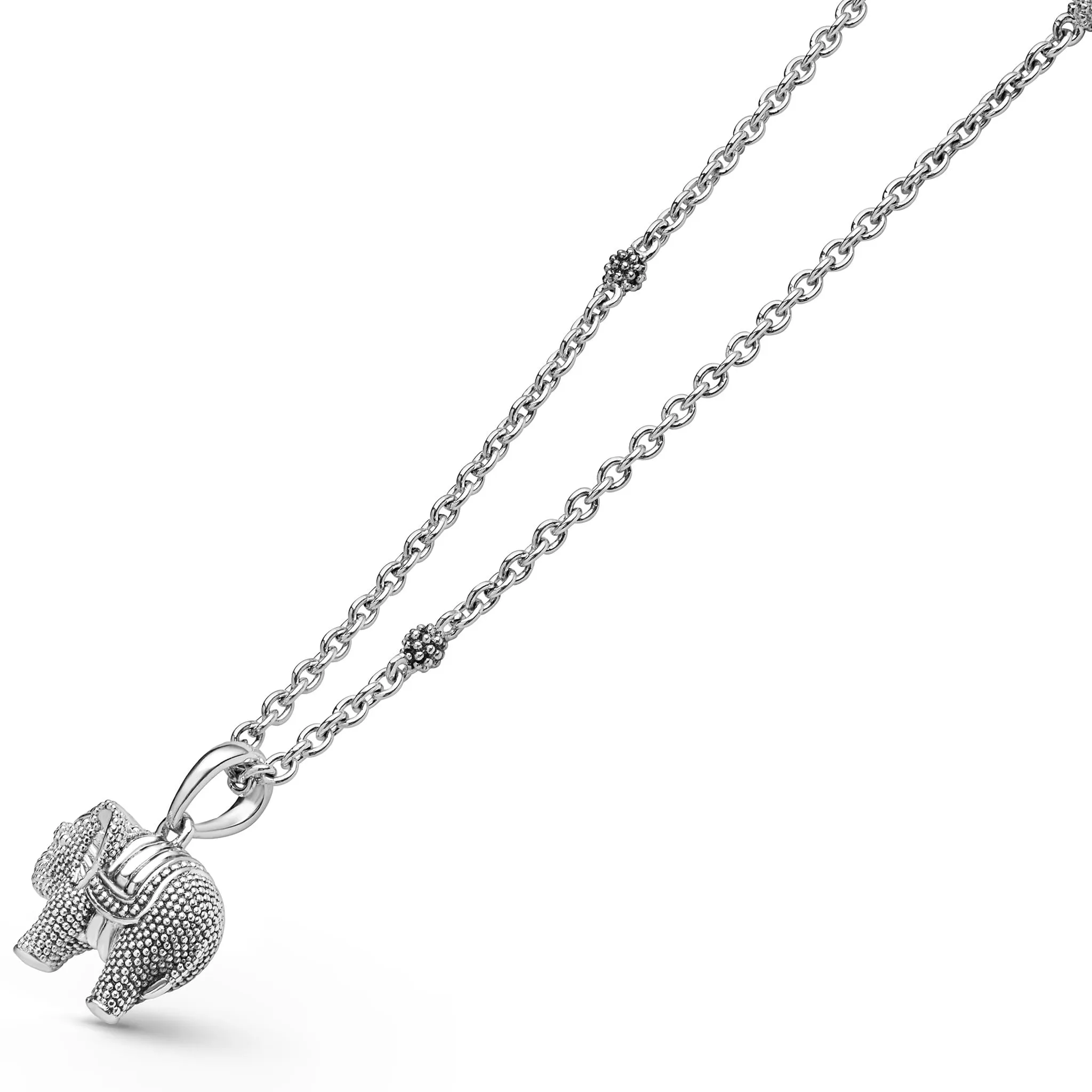 Rare Wonders Sterling Silver Mini Elephant Pendant Necklace sold by LAGOS product image thumbnail 3
