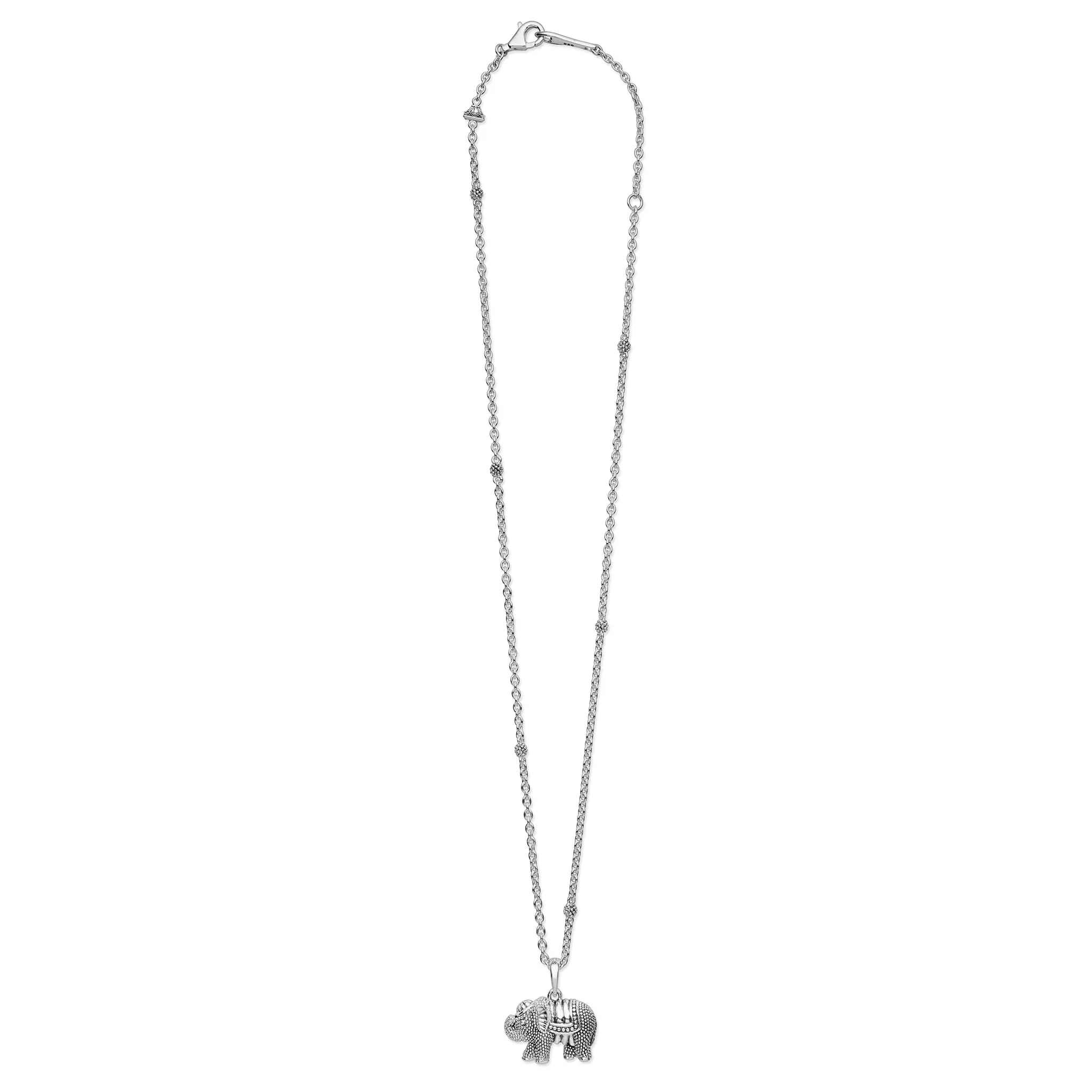 Rare Wonders Sterling Silver Mini Elephant Pendant Necklace sold by LAGOS product image thumbnail 2