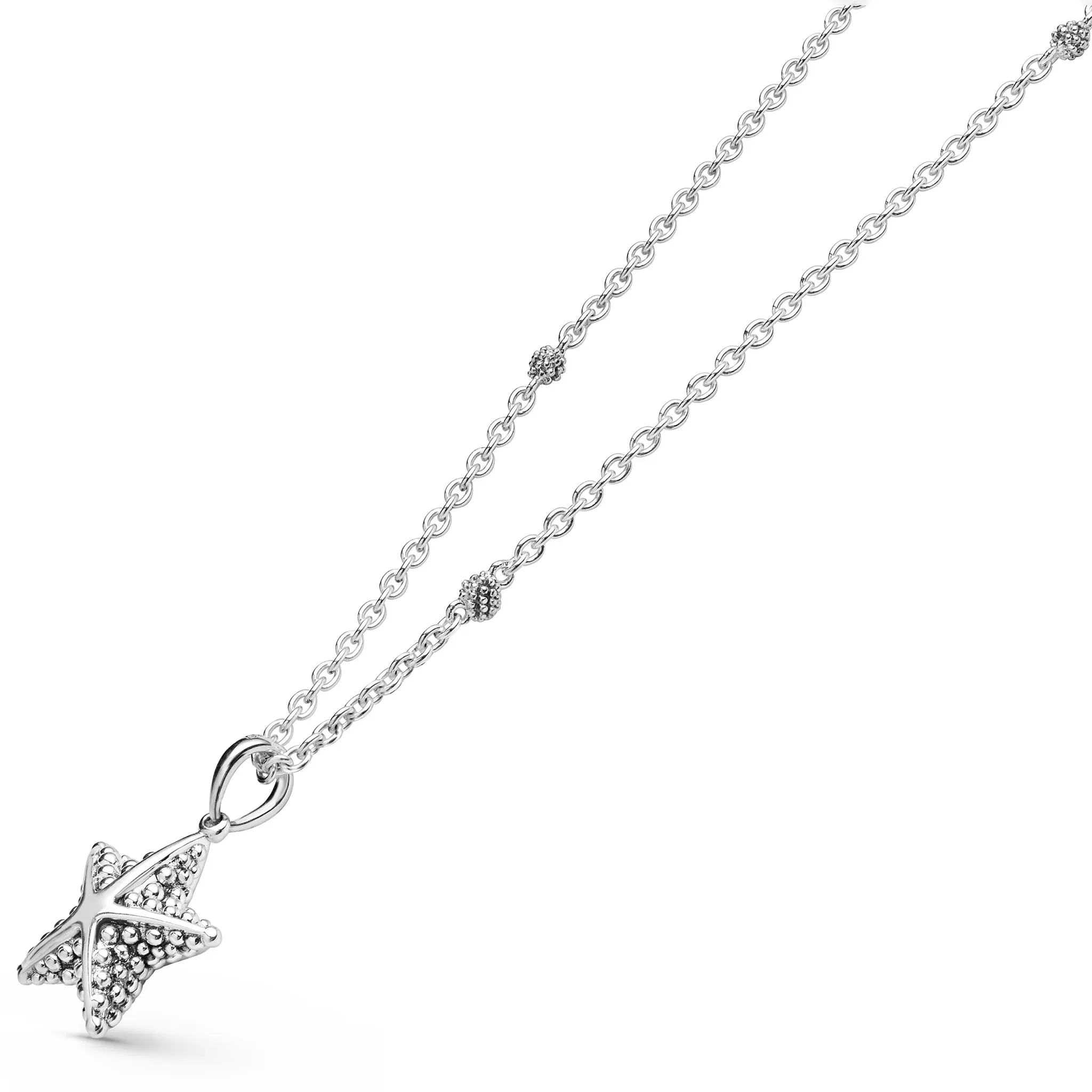 Rare Wonders Sterling Silver Mini Starfish Pendant Necklace sold by LAGOS product image thumbnail 3