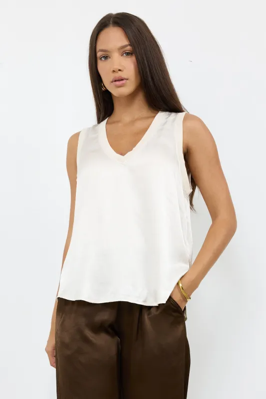 CLEO SILKY TANK sold by LAmade