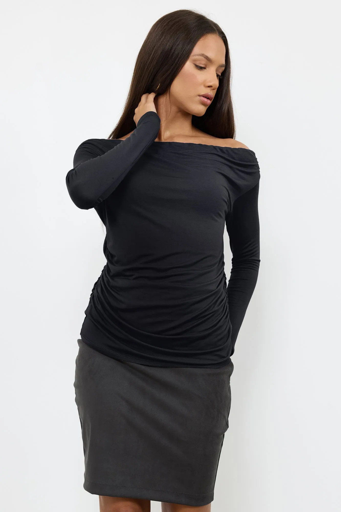 IVY OFF SHOULDER WITH SIDE SHIRRING - FINAL SALE sold by LAmade