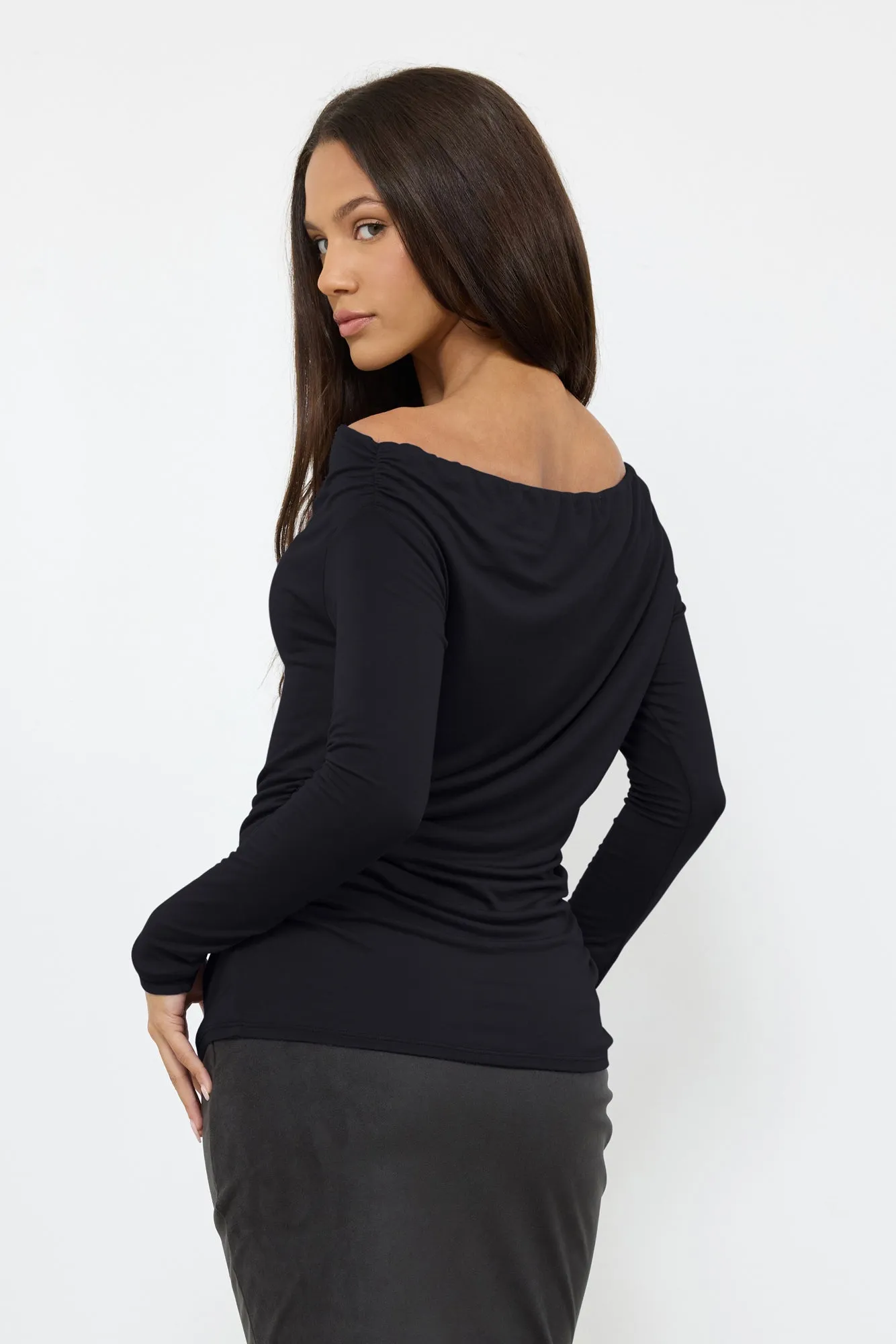 IVY OFF SHOULDER WITH SIDE SHIRRING - FINAL SALE sold by LAmade product image thumbnail 3