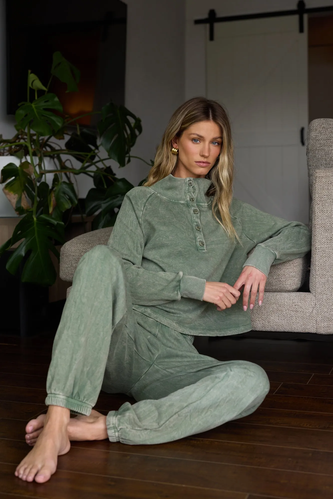 ALEXANDER HALF BUTTON UP PULLOVER - FINAL SALE sold by LAmade