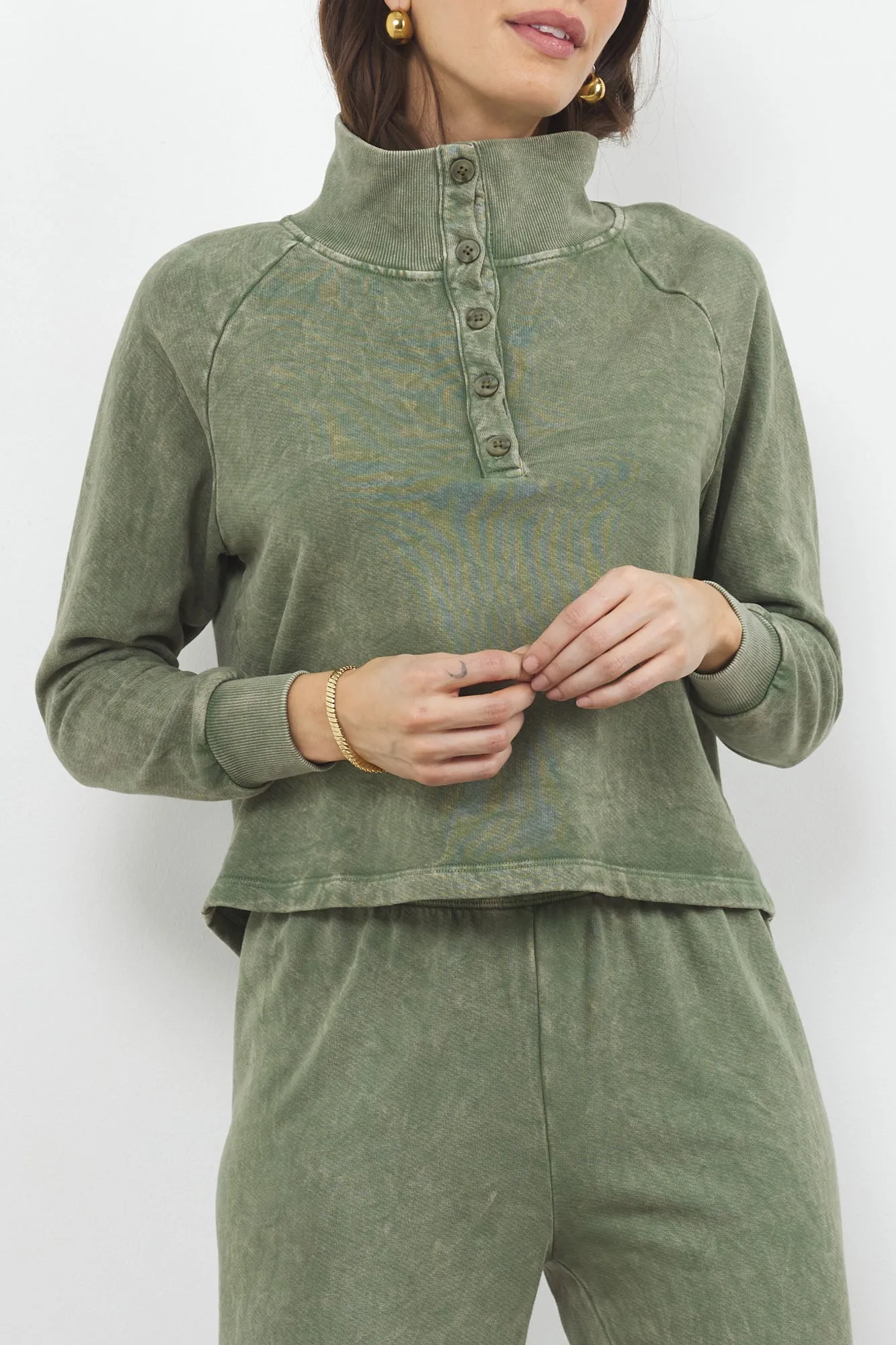 ALEXANDER HALF BUTTON UP PULLOVER - FINAL SALE sold by LAmade product image thumbnail 3