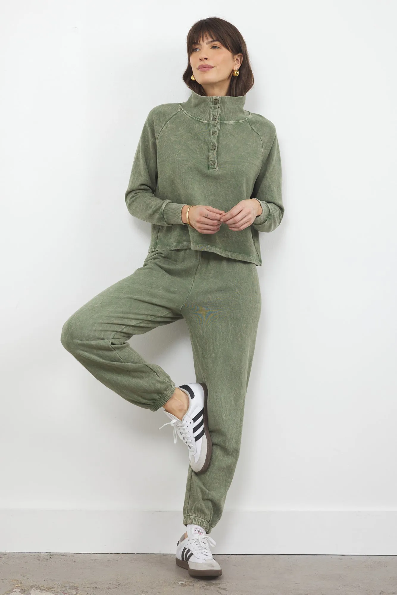 ALEXANDER HALF BUTTON UP PULLOVER - FINAL SALE sold by LAmade product image thumbnail 2
