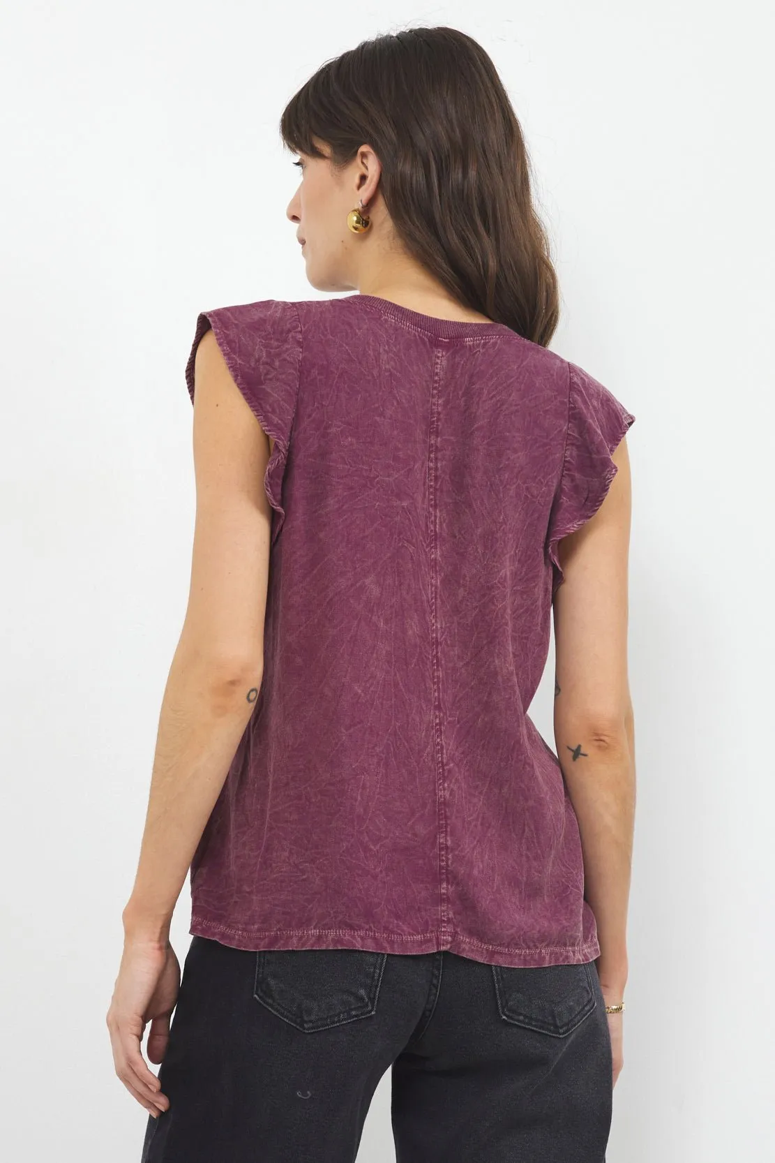 FINN TWILL TOP - FINAL SALE sold by LAmade product image thumbnail 4