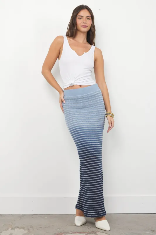 LOTUS STRIPE SKIRT sold by LAmade