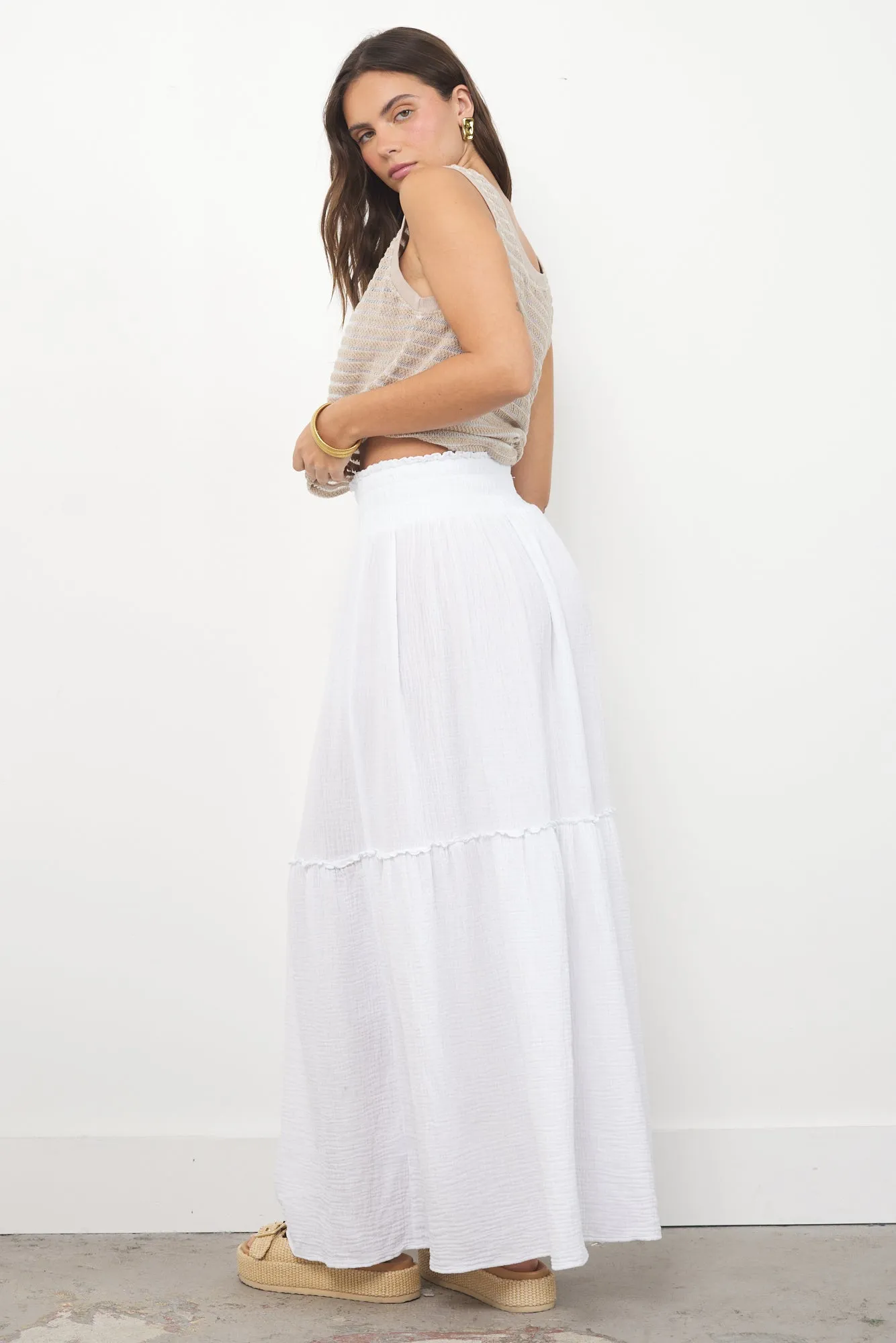 ELIZA GAUZE LAYER SKIRT sold by LAmade product image thumbnail 4