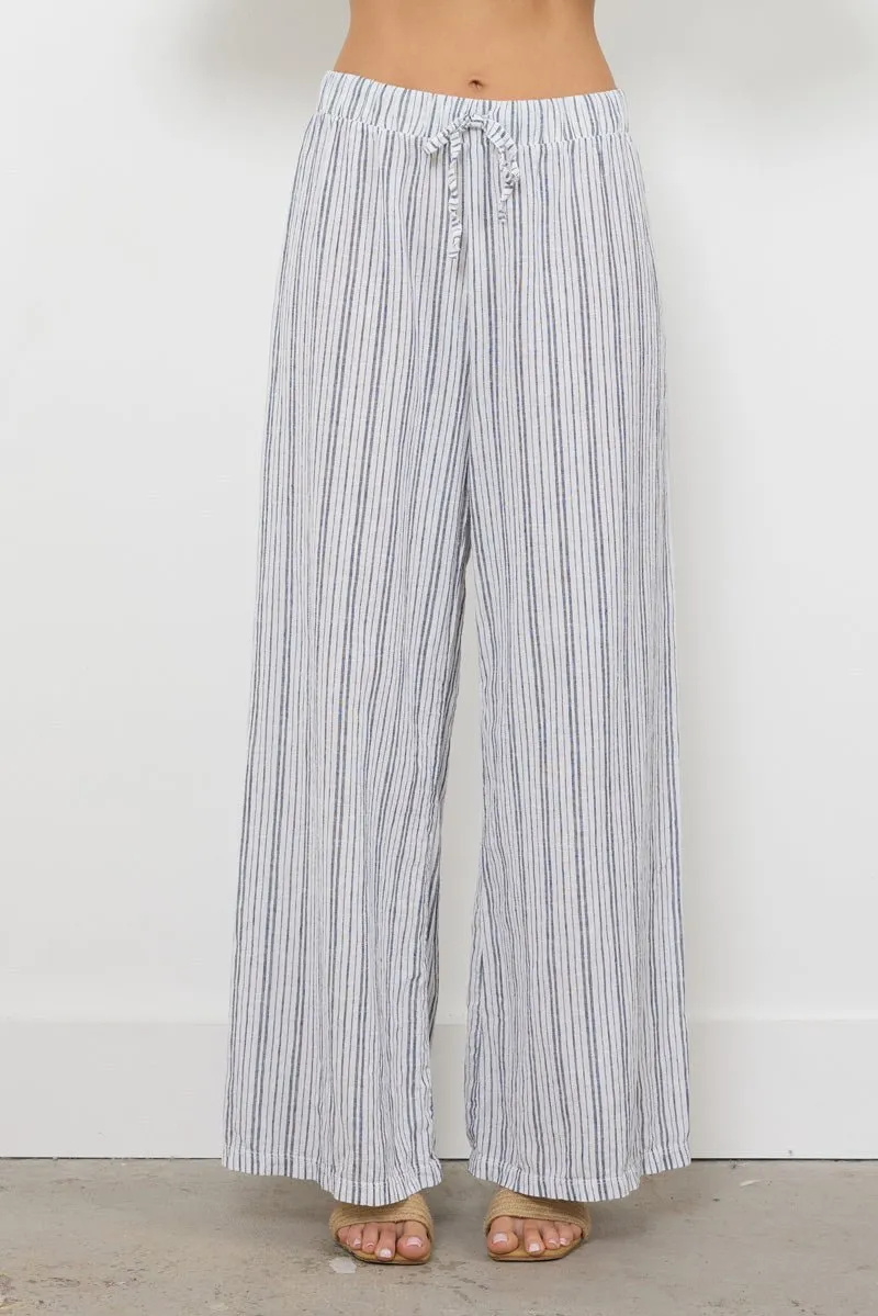 BEACHFRONT LINEN PANT W/ DRAWSTRING & POCKETS - FINAL SALE sold by LAmade product image thumbnail 4