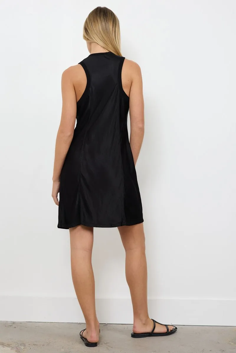 MADYSON SILKY WOVEN V NECK DRESS - FINAL SALE sold by LAmade product image thumbnail 4