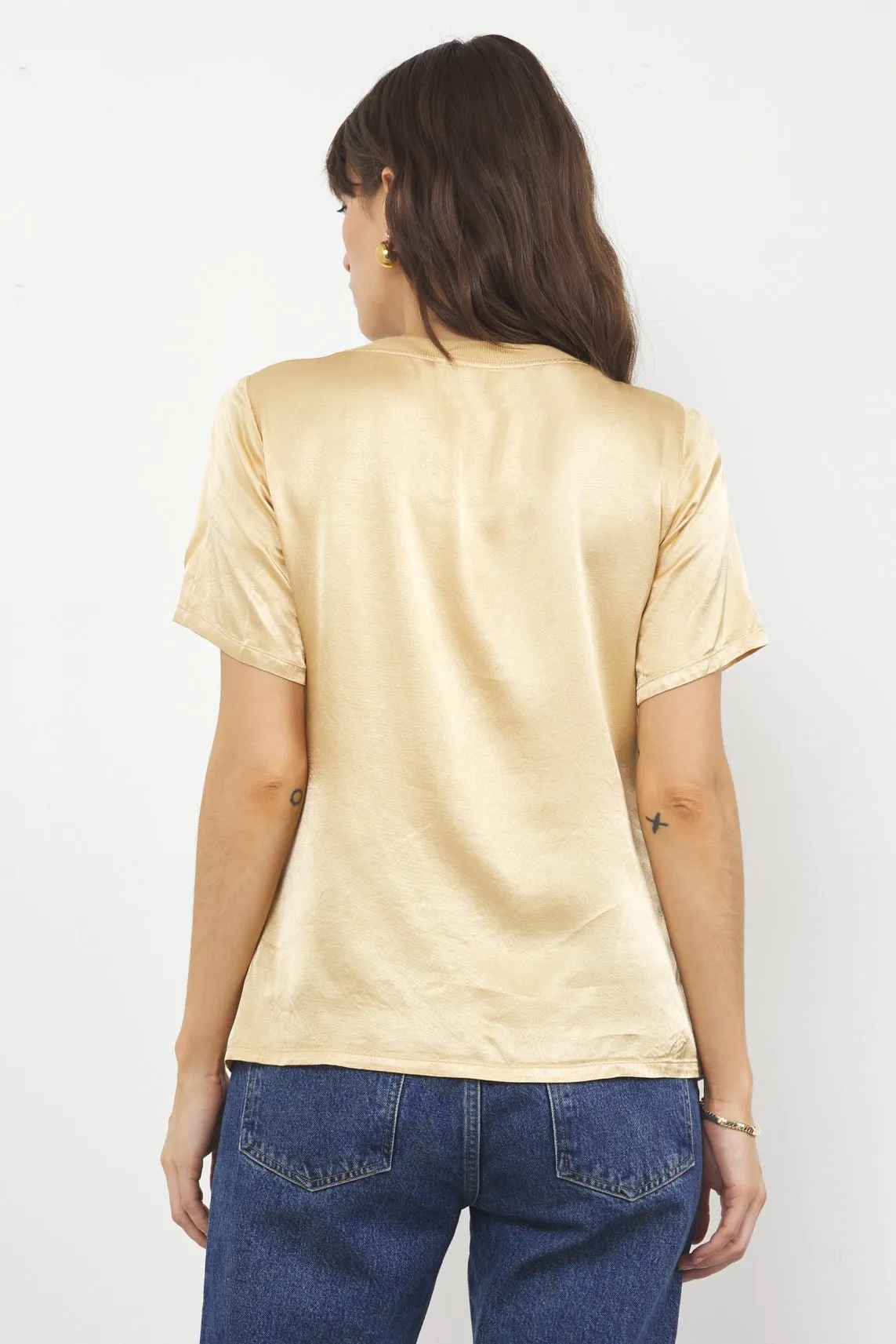 OCEAN SIDE SILKY TEE - FINAL SALE sold by LAmade product image thumbnail 2