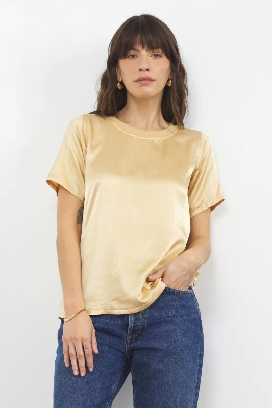 OCEAN SIDE SILKY TEE - FINAL SALE made by LAmade