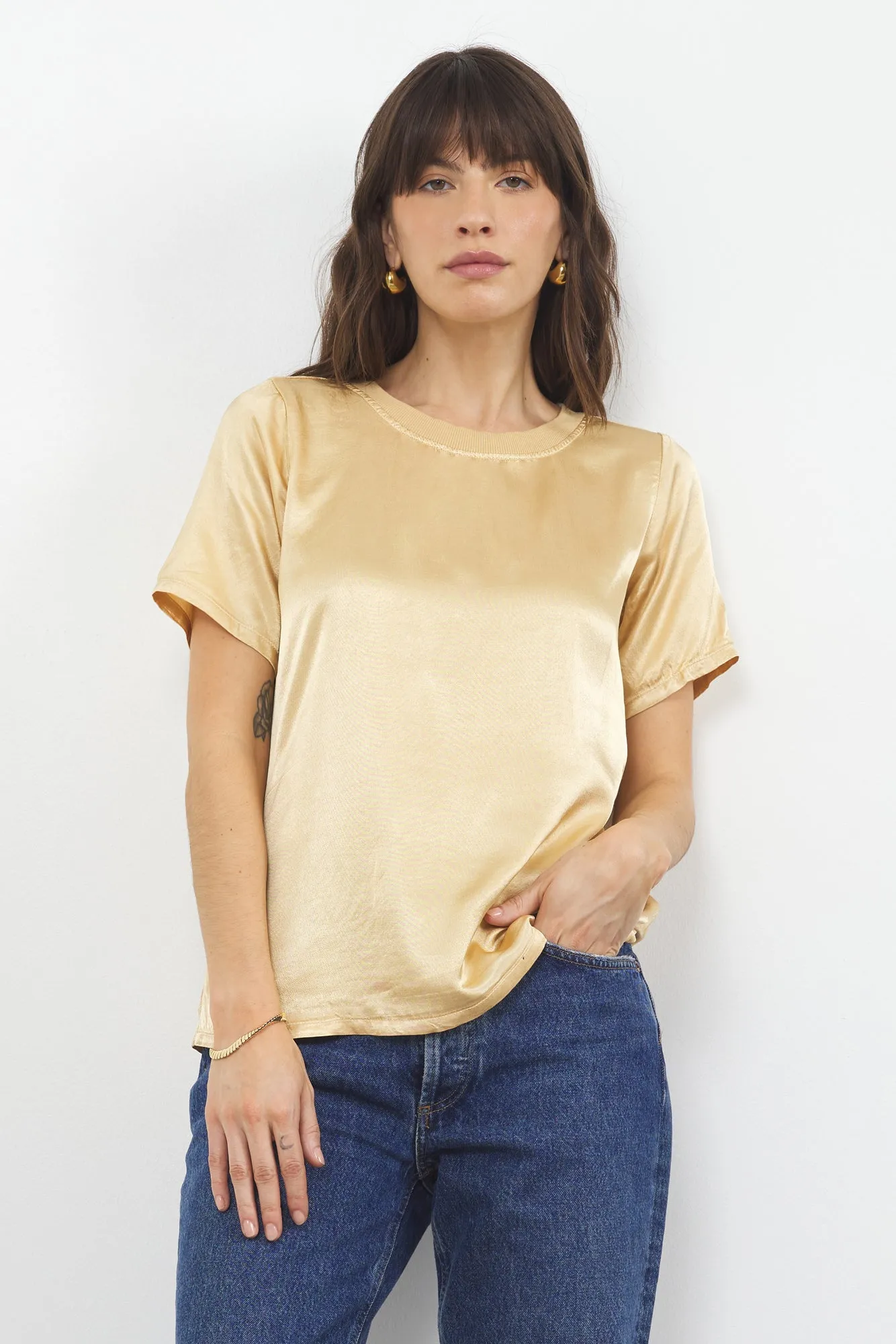 OCEAN SIDE SILKY TEE - FINAL SALE sold by LAmade